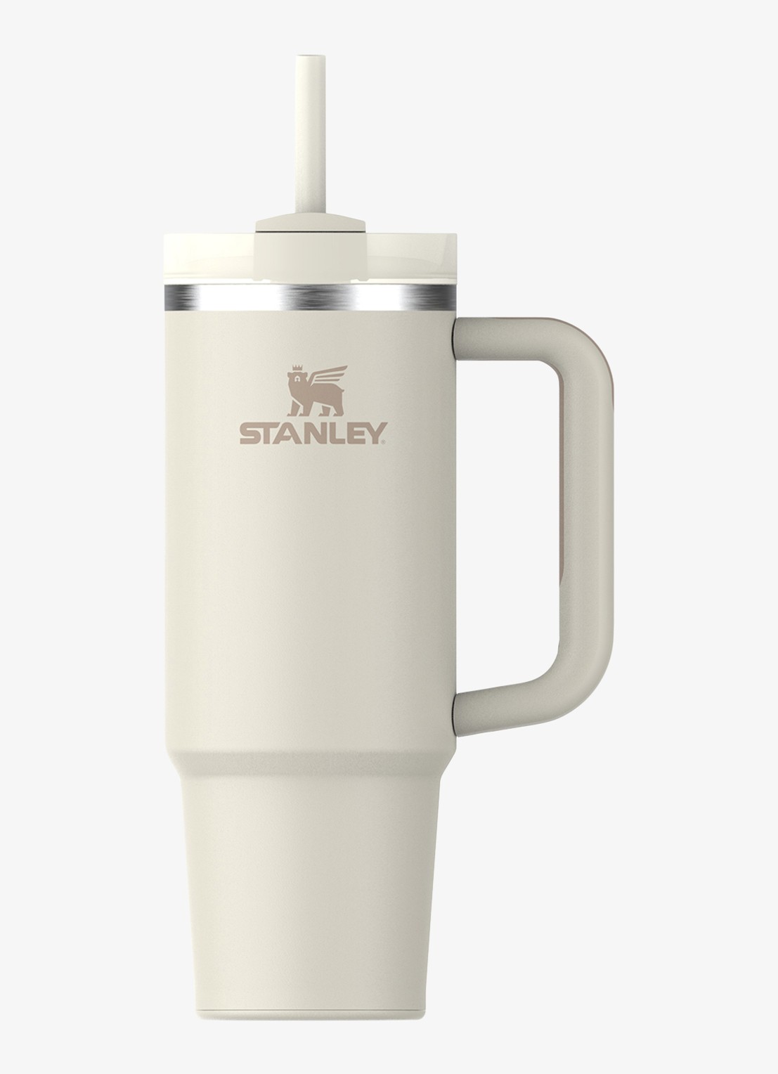 Stanley De Quencher® H2.O FlowState™ thermosfles 0,89 liter - voorkant cream 2.0 / gebroken wit