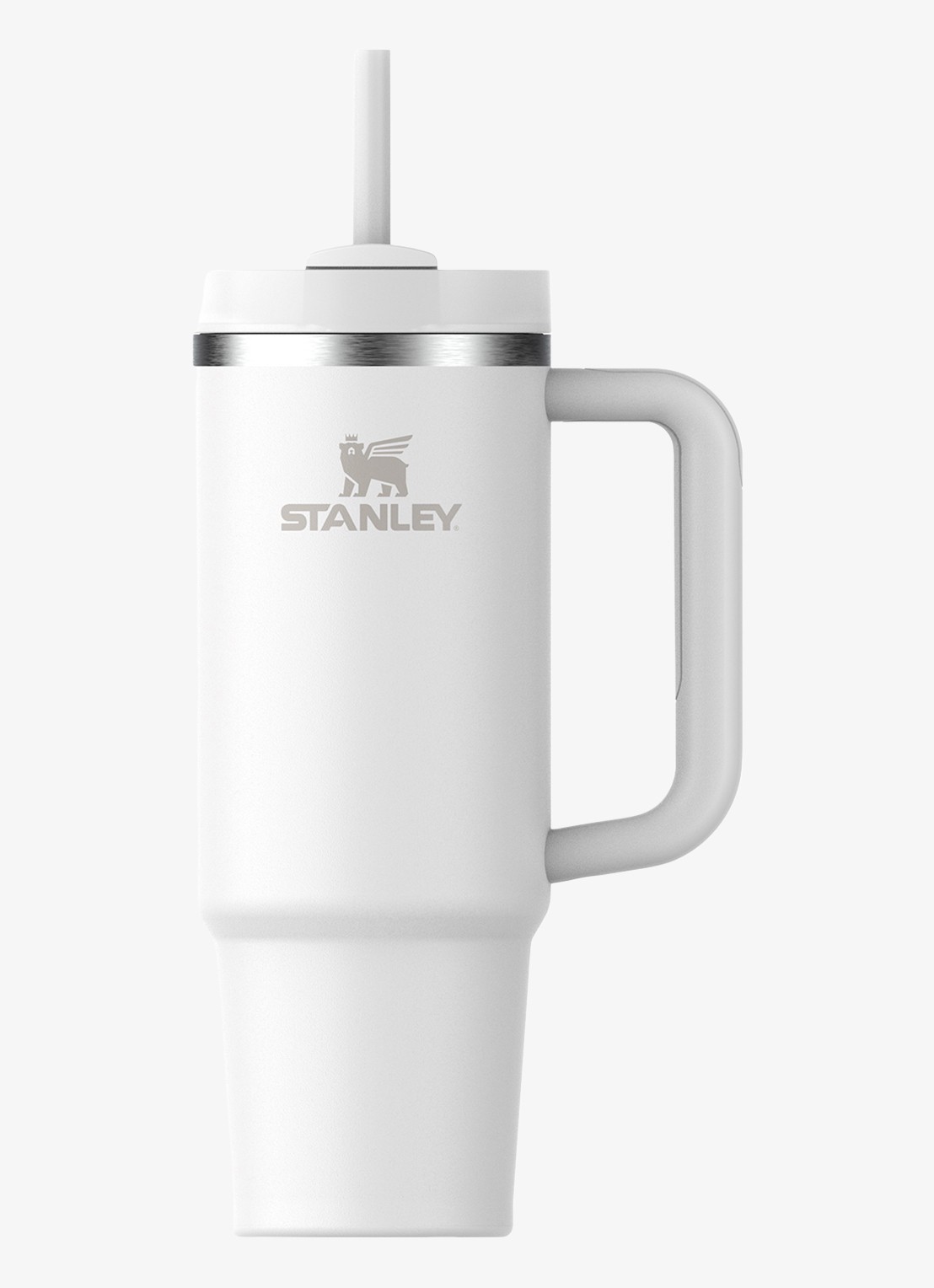 Stanley De Quencher® H2.O FlowState™ thermosfles 0,89 liter - voorkant 4 frost / gebroken wit