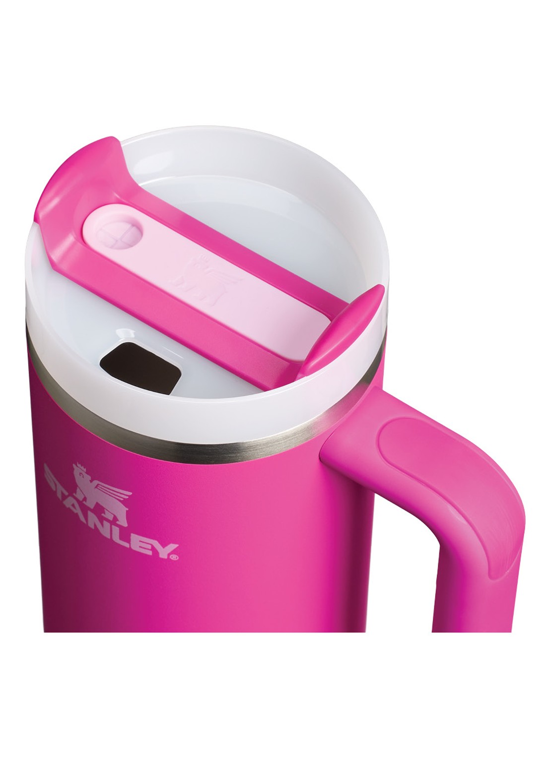 Stanley De Quencher® H2.O FlowState™ thermosfles 0,89 liter - achterkant fuchsia