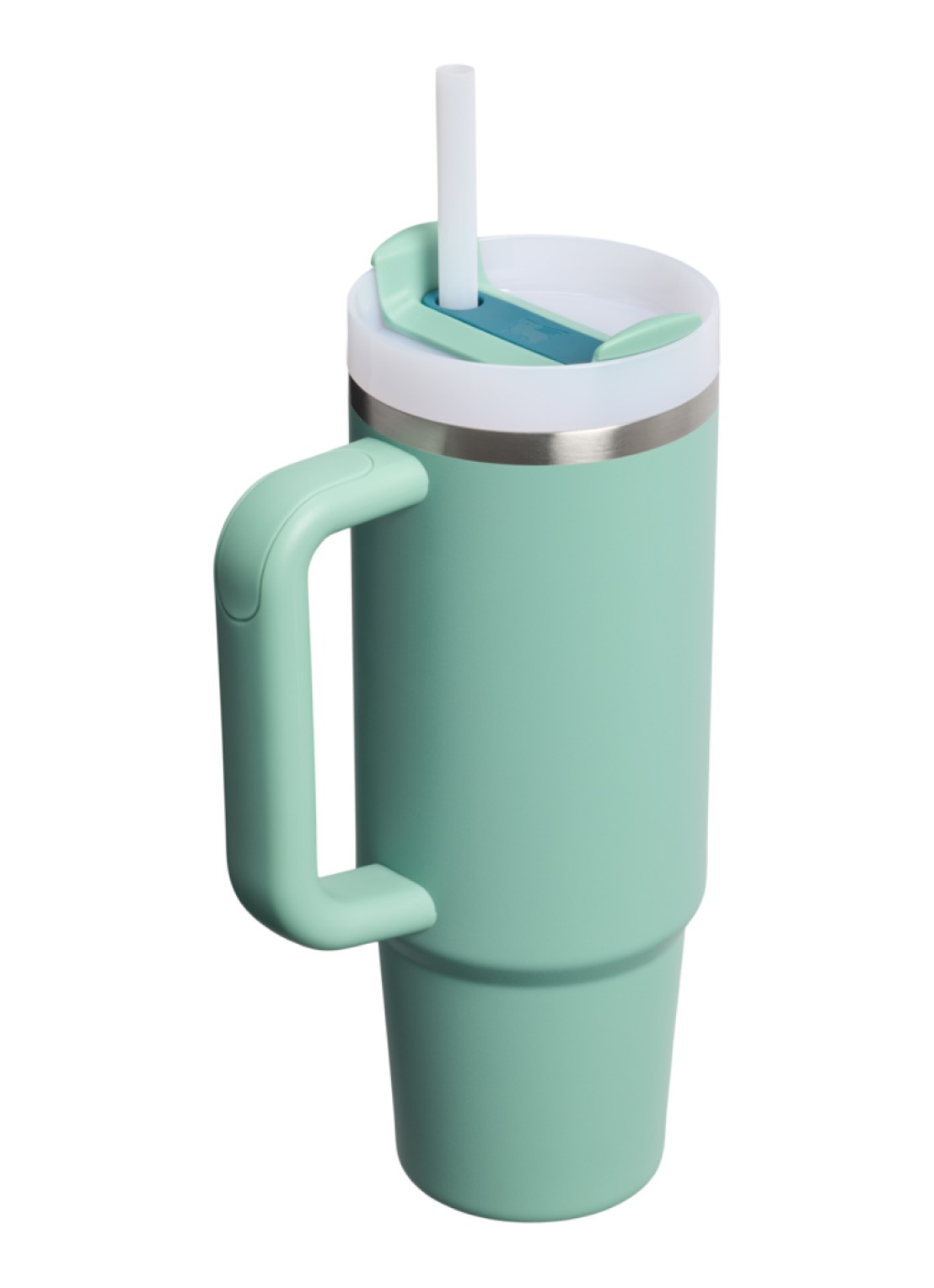 Stanley De Quencher® H2.O FlowState™ thermosfles 0,89 liter - achterkant 2 lichtgroen
