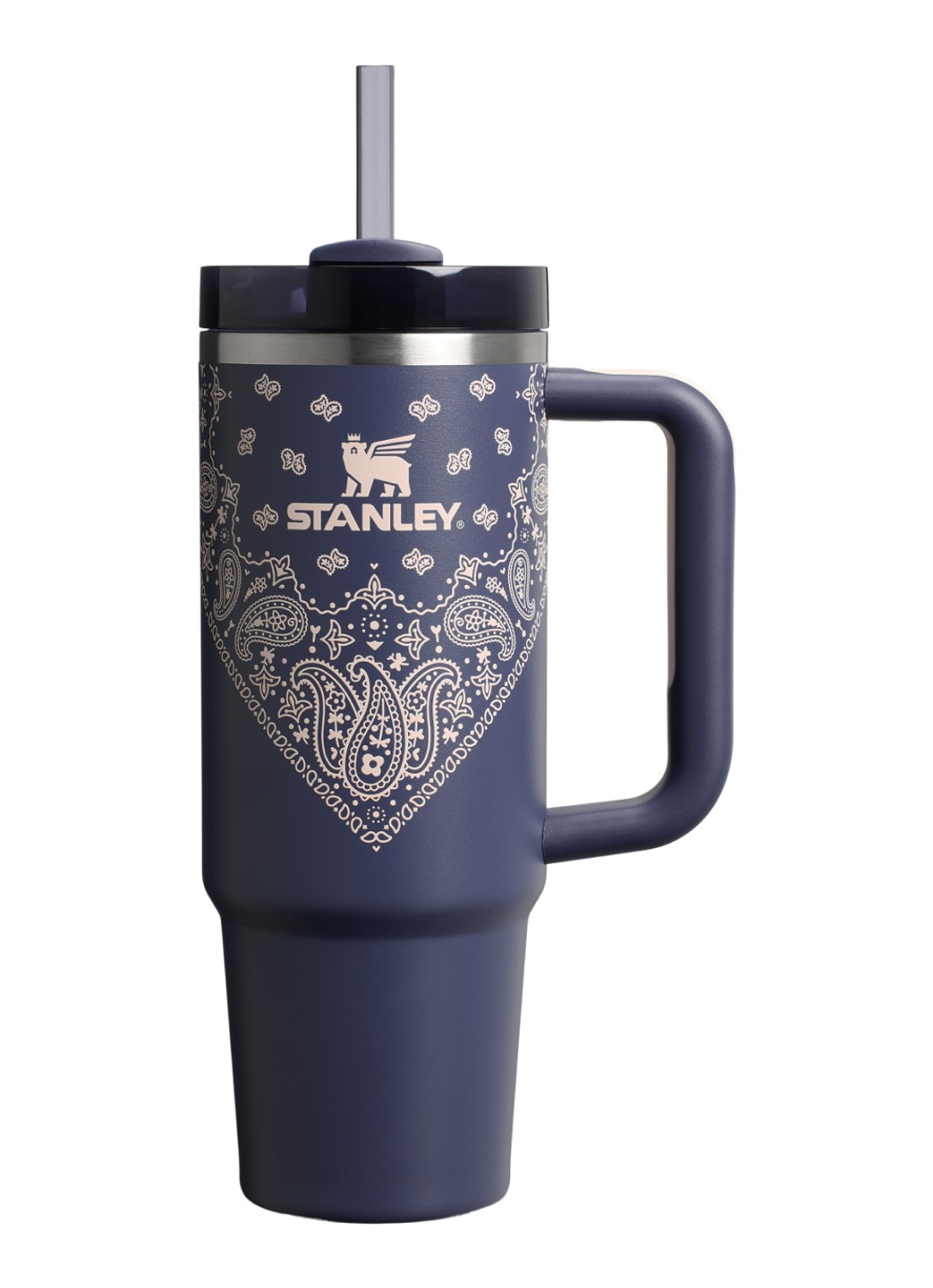 Stanley De Quencher® H2.O FlowState™ thermosfles 0,89 liter - voorkant 2 blauw