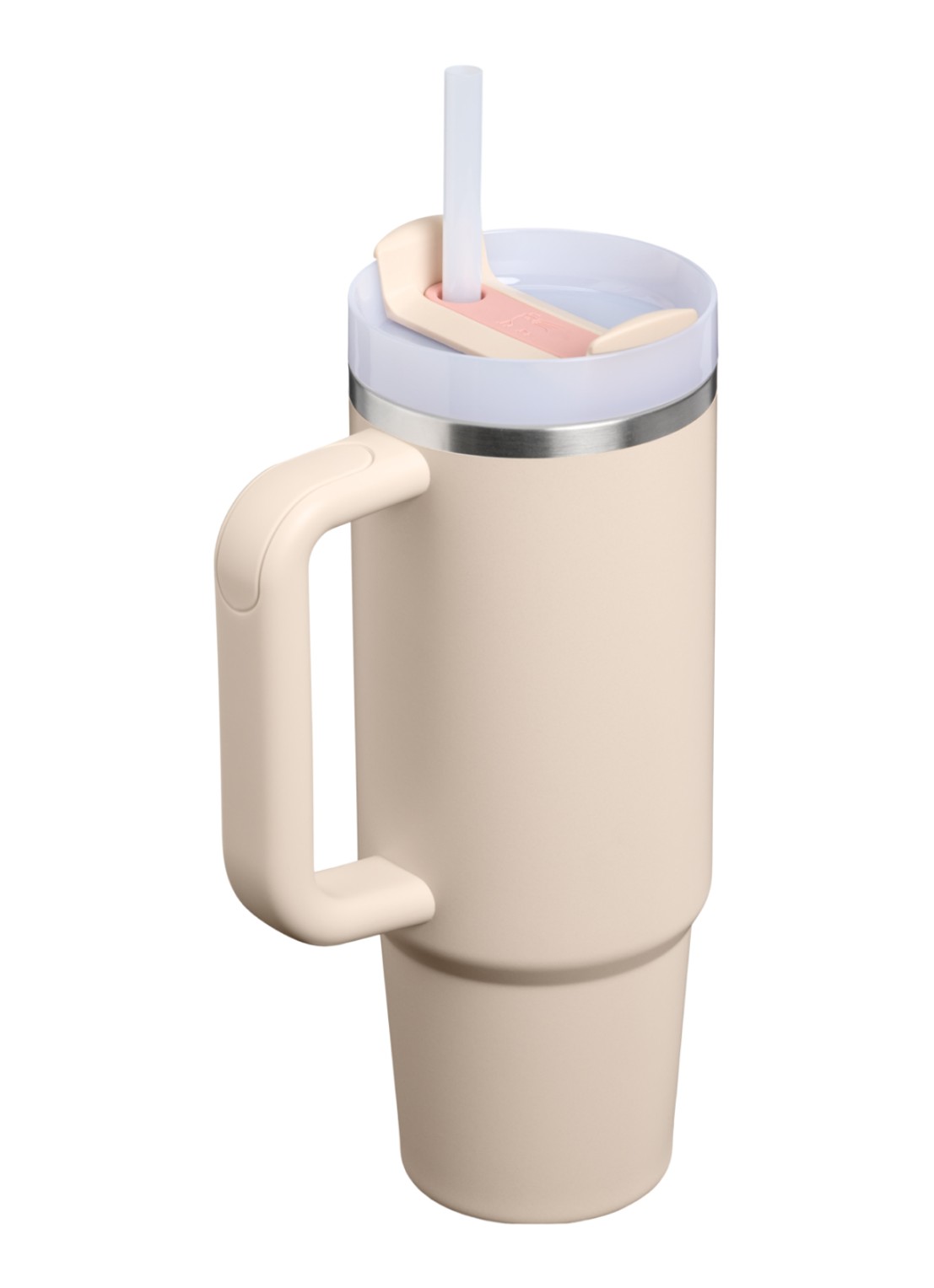 Stanley De Quencher H2.O FlowState™ thermosfles 0,89 liter - achterkant beige