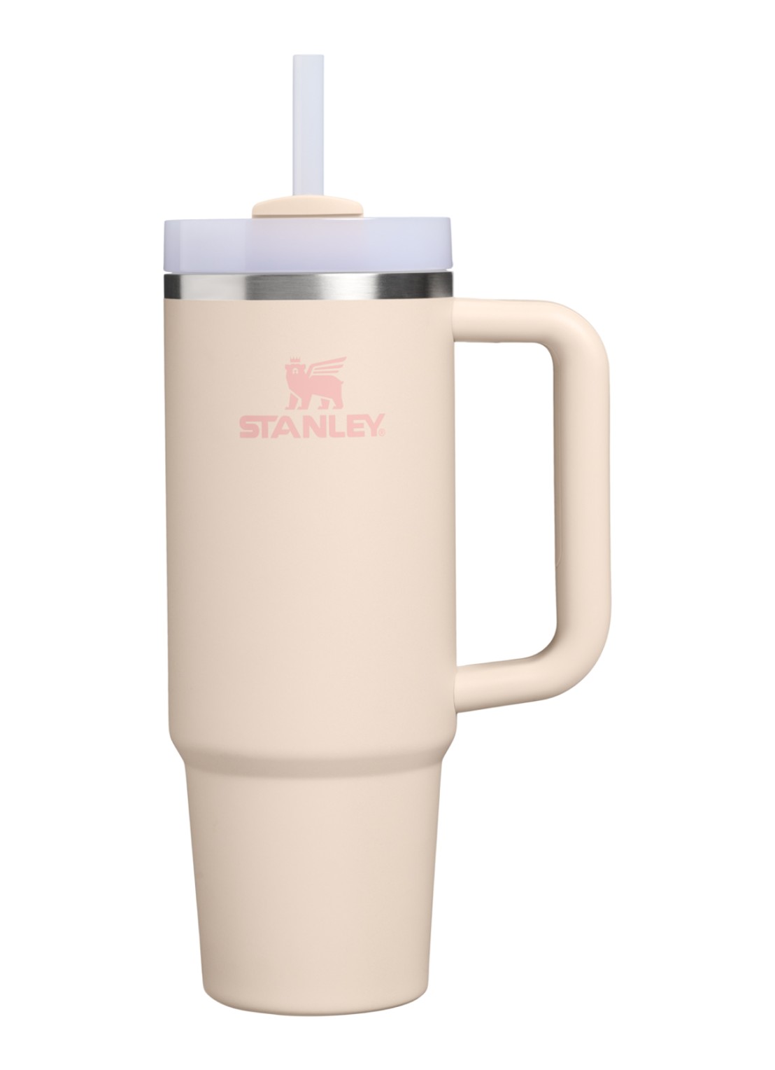 Stanley De Quencher H2.O FlowState™ thermosfles 0,89 liter - voorkant 3 beige