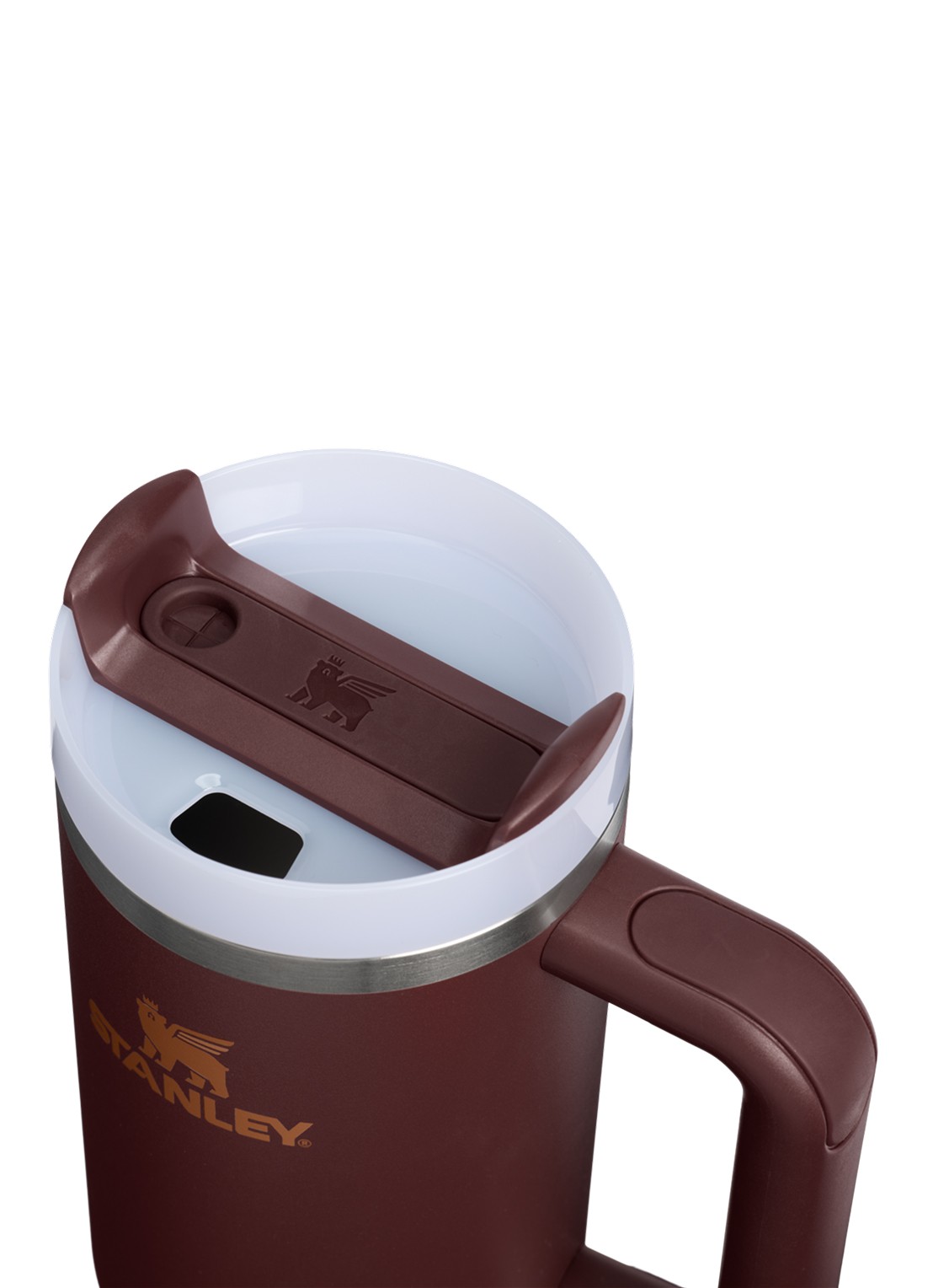 Stanley De Quencher H2.O FlowState™ thermosfles 0,89 liter - detail donkerbruin