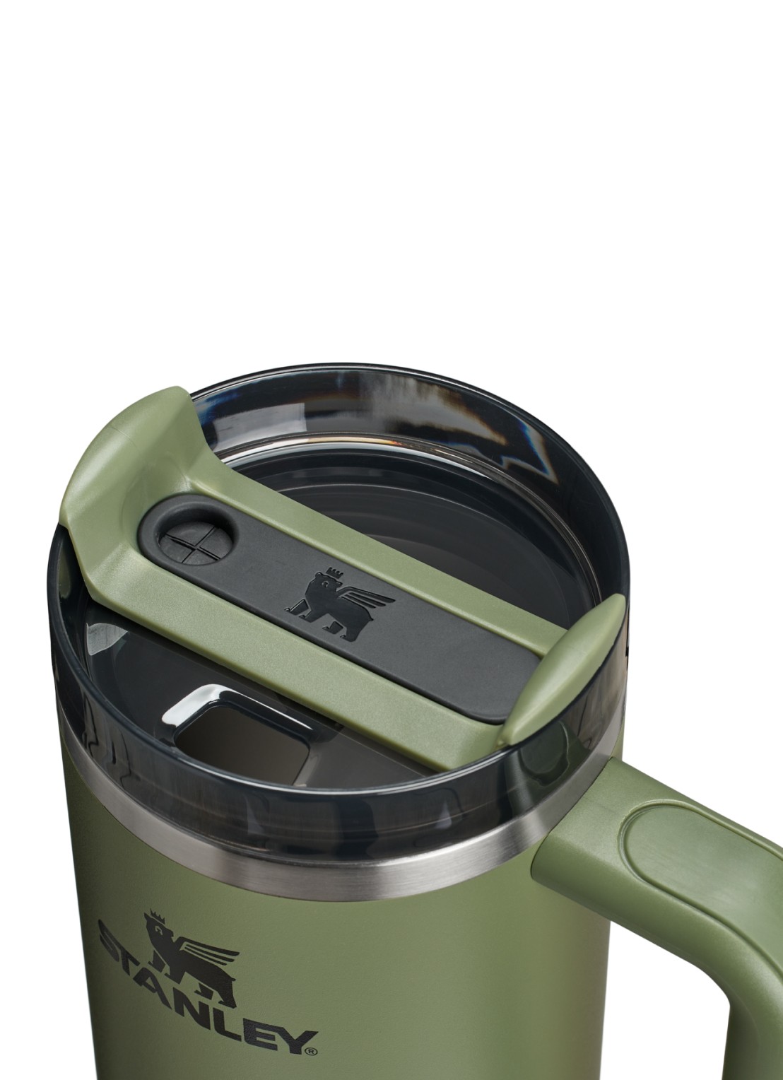 Stanley De Quencher H2.O FlowState™ thermosfles 0,89 liter - detail groen