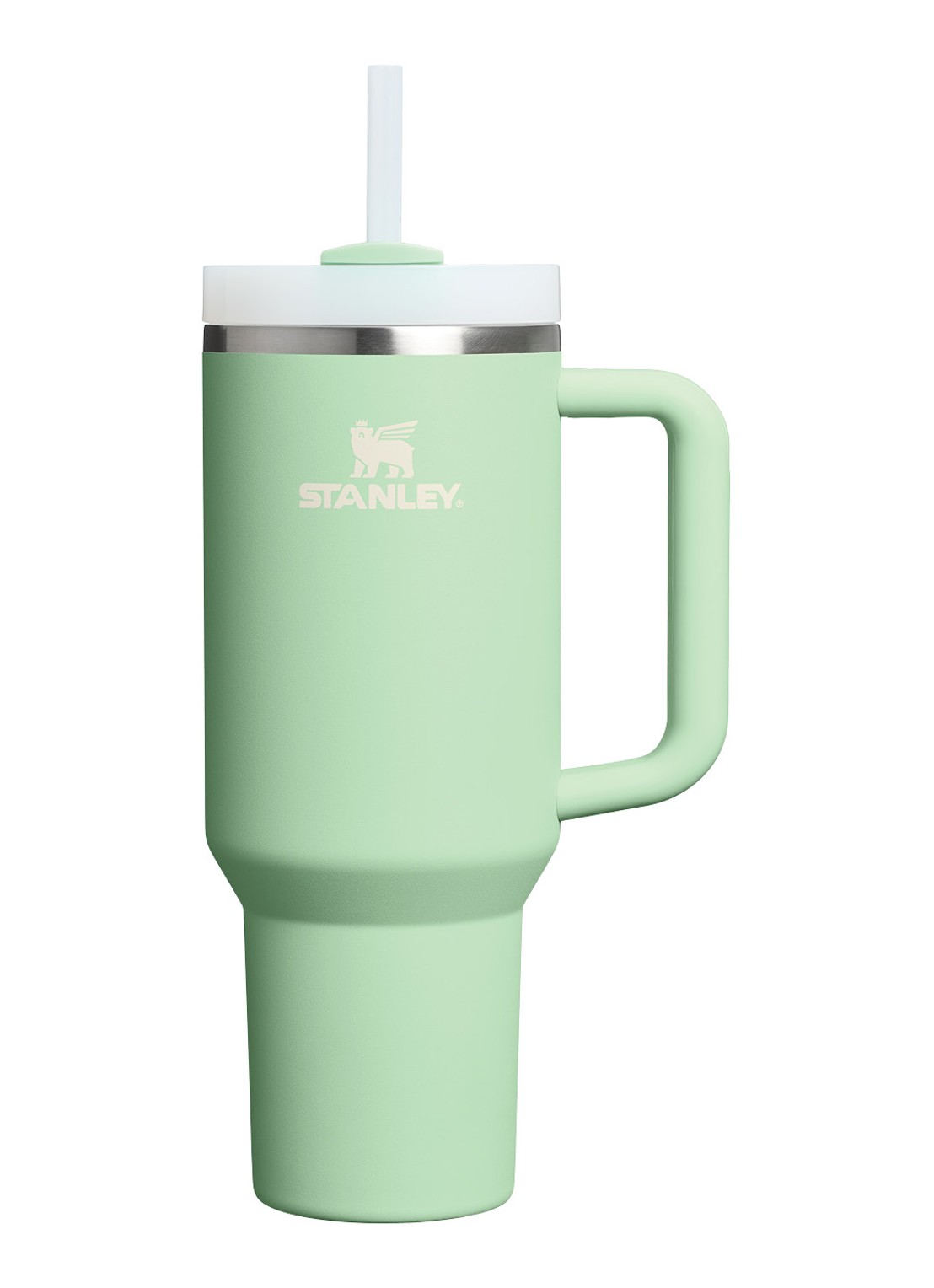 Stanley De Quencher® H2.O FlowState™ thermosfles 1,2 liter - voorkant 2 lichtgroen