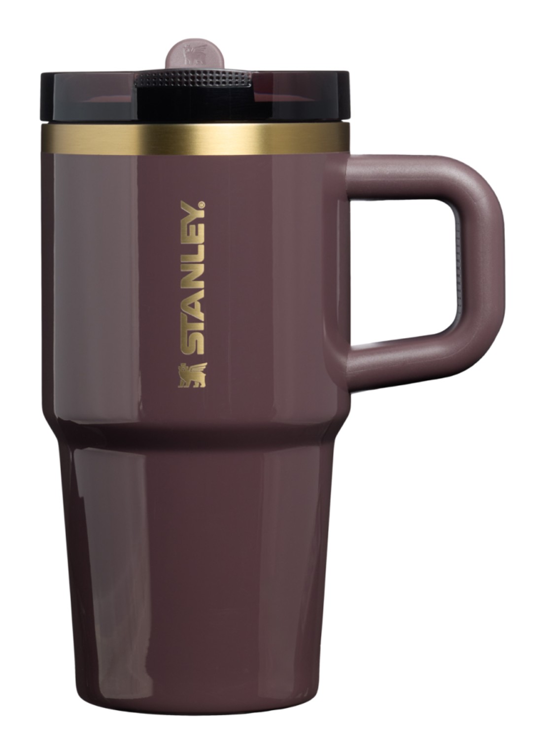 Stanley De Quencher ProTour Flip Straw thermosfles 0,59 liter - voorkant 3 aubergine