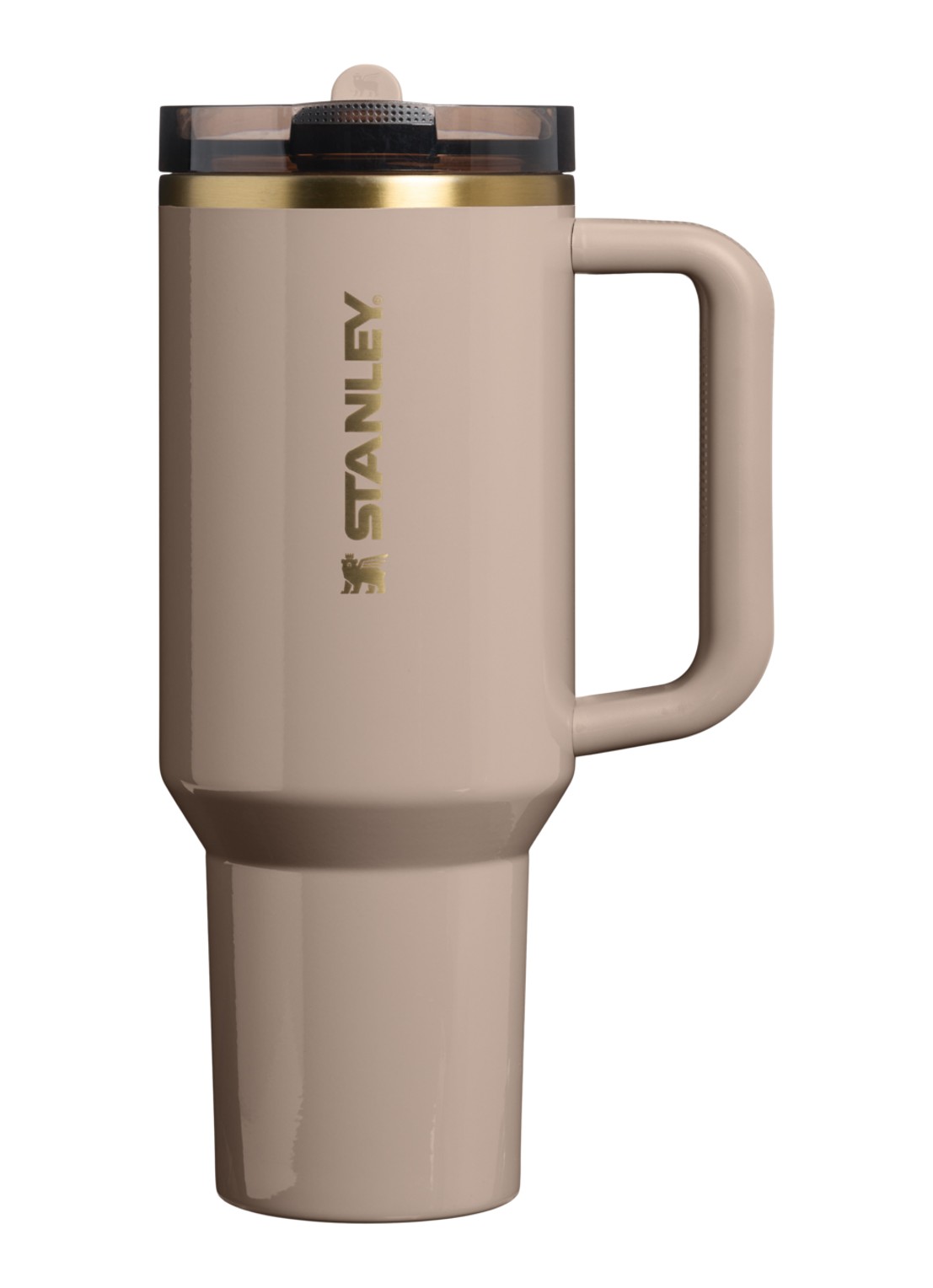 Stanley De Quencher ProTour Flip Straw thermosfles 1,18 liter - voorkant zand
