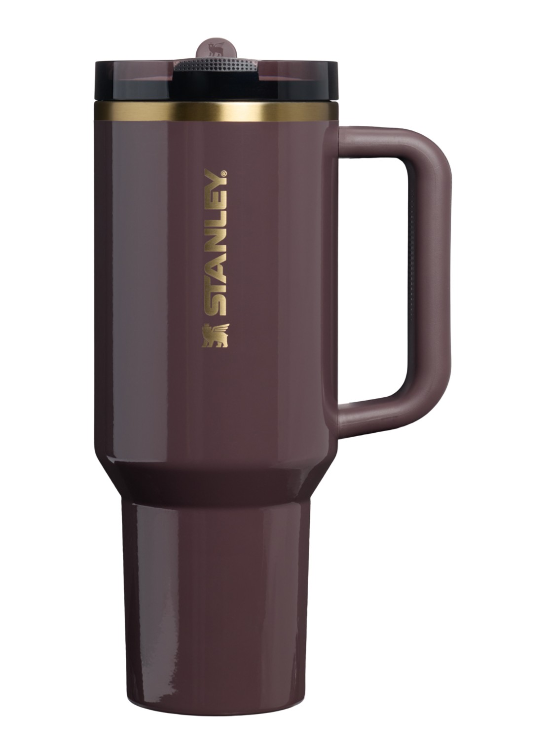 Stanley De Quencher ProTour Flip Straw thermosfles 1,18 liter - voorkant aubergine