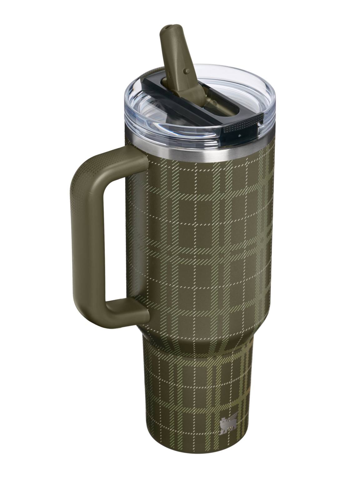 Stanley De Quencher ProTour Flip Straw thermosfles 1,18 liter - achterkant mosgroen