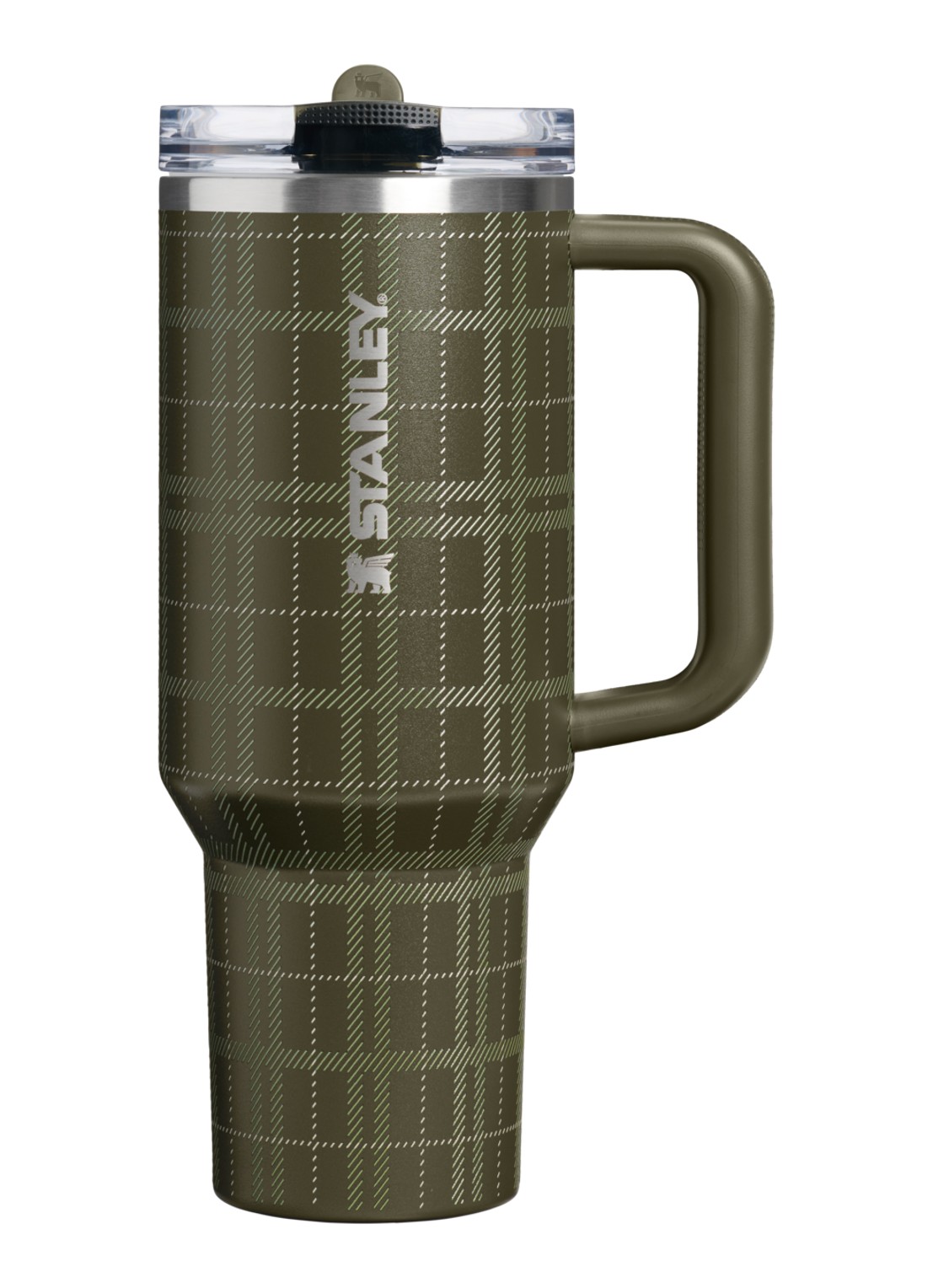 Stanley De Quencher ProTour Flip Straw thermosfles 1,18 liter - voorkant 2 mosgroen