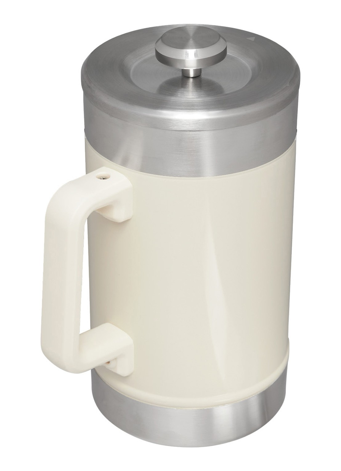Stanley De Stay-Hot French Press koffiemaker 1,4 liter - achterkant cream gloss / gebroken wit