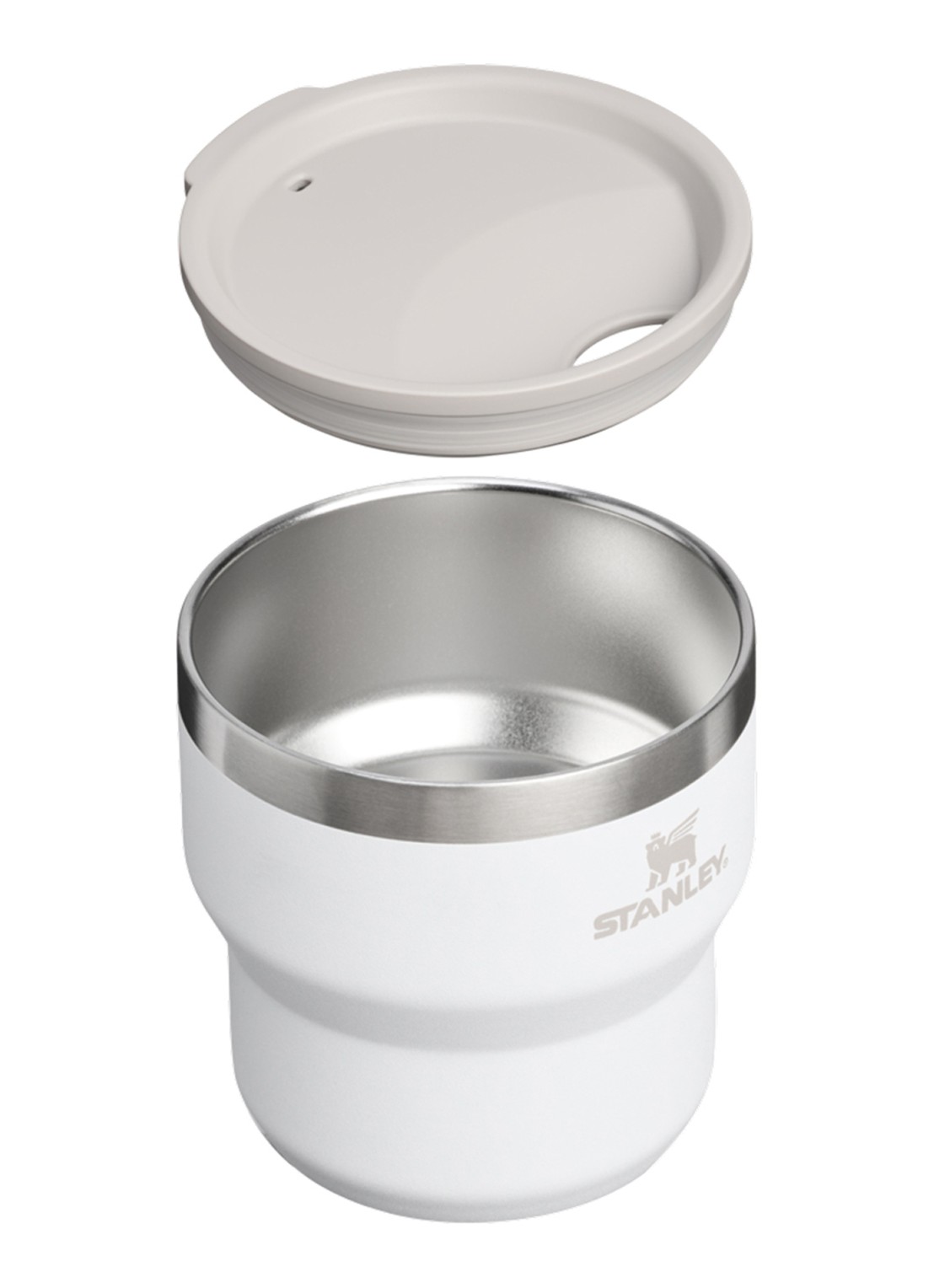 Stanley De Stay Hot Stacking Camp mok 0,29 liter - detail wit