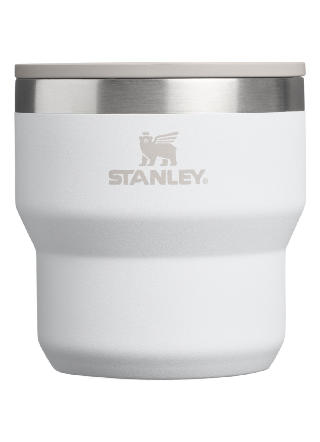 Stanley De Stay Hot Stacking Camp mok 0,29 liter - voorkant 2 wit