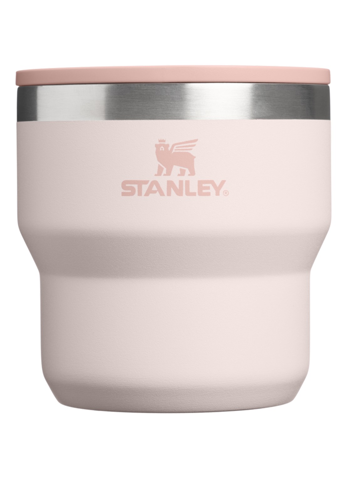 Stanley De Stay Hot Stacking Camp mok 0,29 liter - voorkant roze