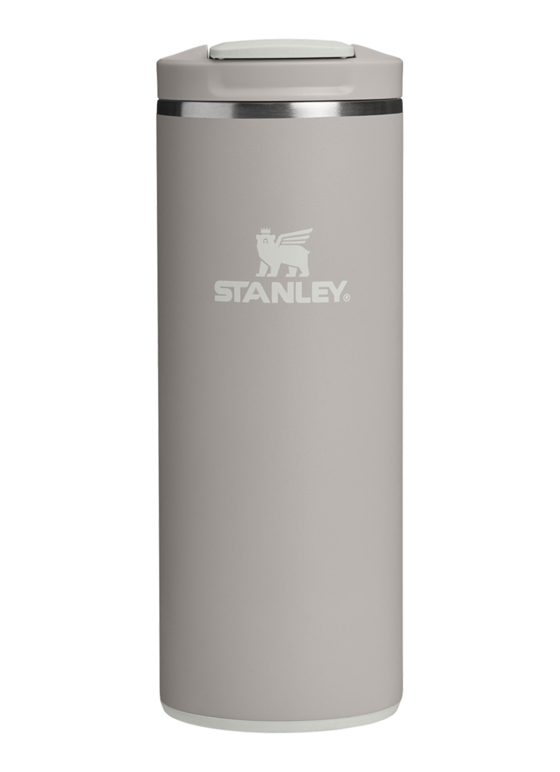 Stanley De Transit Flip Top thermosbeker 0,35 liter - voorkant grijs