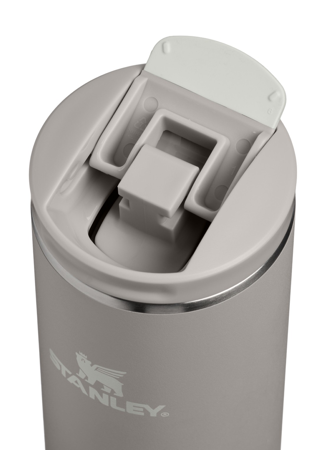 Stanley De Transit Flip Top thermosbeker 0,35 liter - voorkant 2 grijs