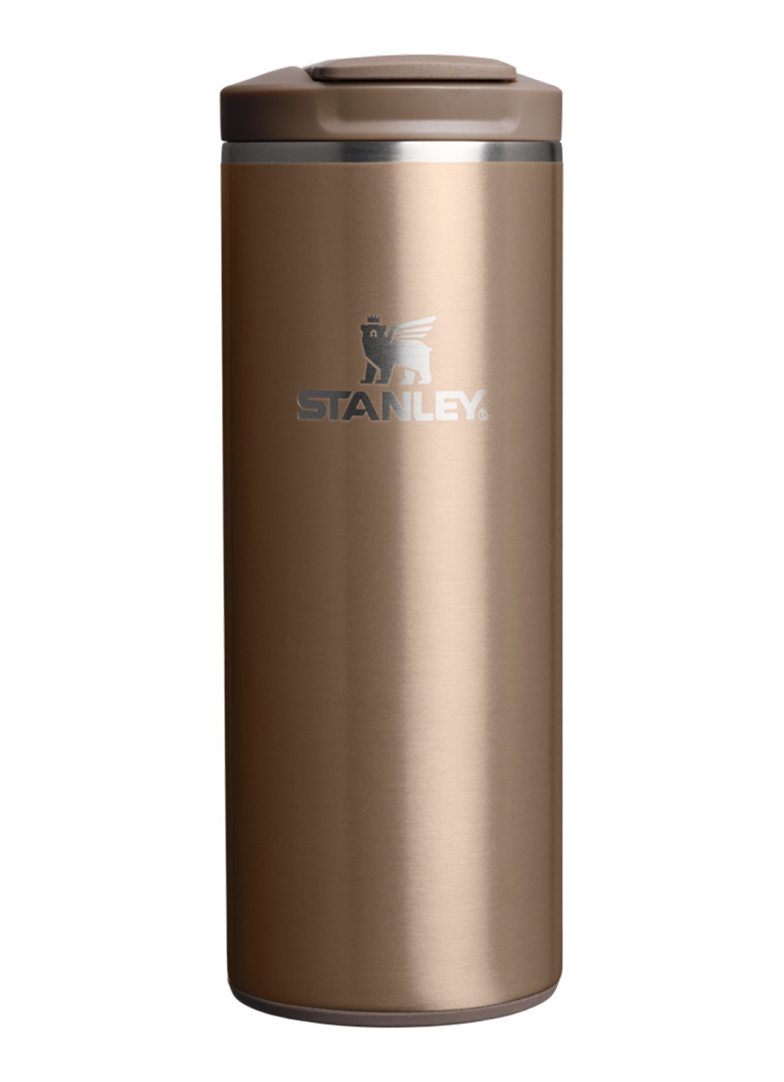 Stanley De Transit Flip Top thermosbeker 0,35 liter - voorkant goud