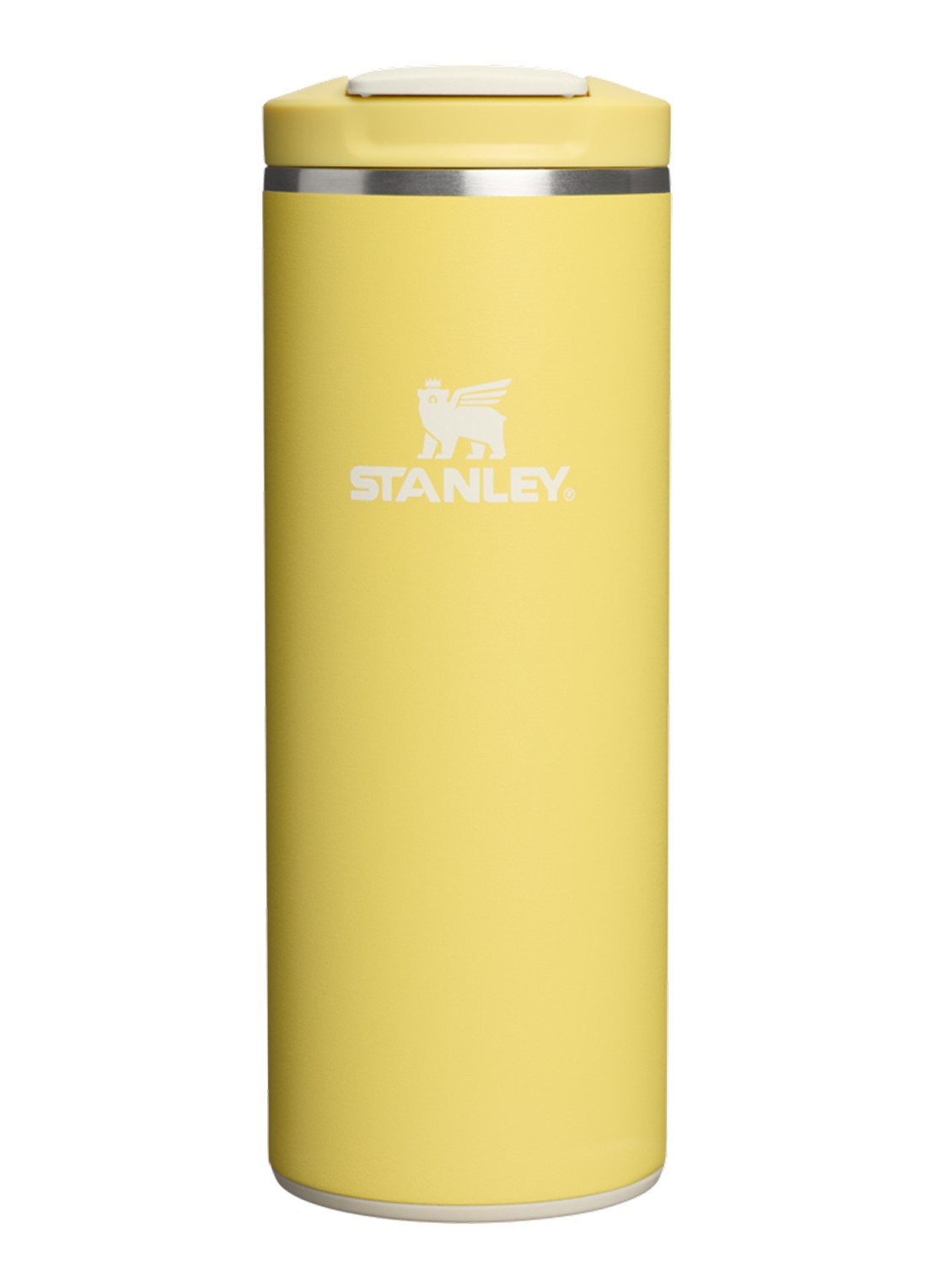 Stanley De Transit Flip Top thermosbeker 0,35 liter - voorkant geel