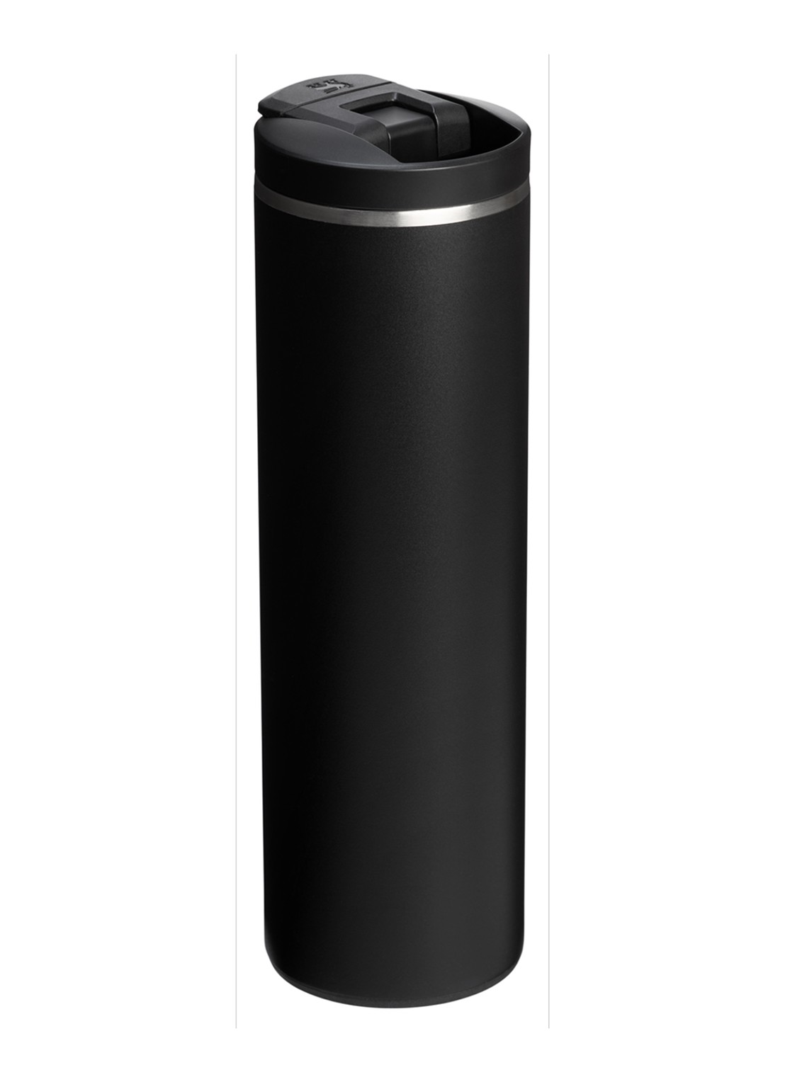 Stanley De Transit Flip Top thermosbeker 0,47 liter - voorkant 3 zwart