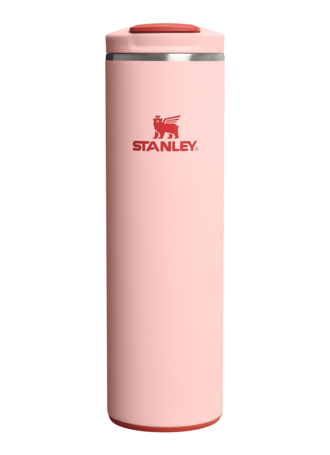 Stanley De Transit Flip Top thermosbeker 0,47 liter - voorkant 2 zalmroze