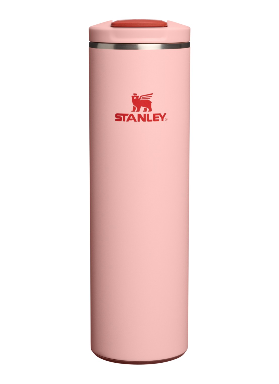 Stanley De Transit Flip Top thermosbeker 0,6 liter - voorkant zalmroze