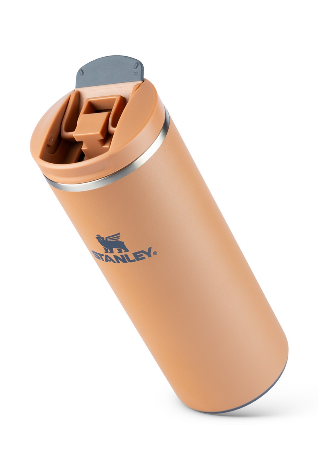 Stanley De Transit Fliptop thermosbeker 0,35 liter - detail 4 oranjebruin