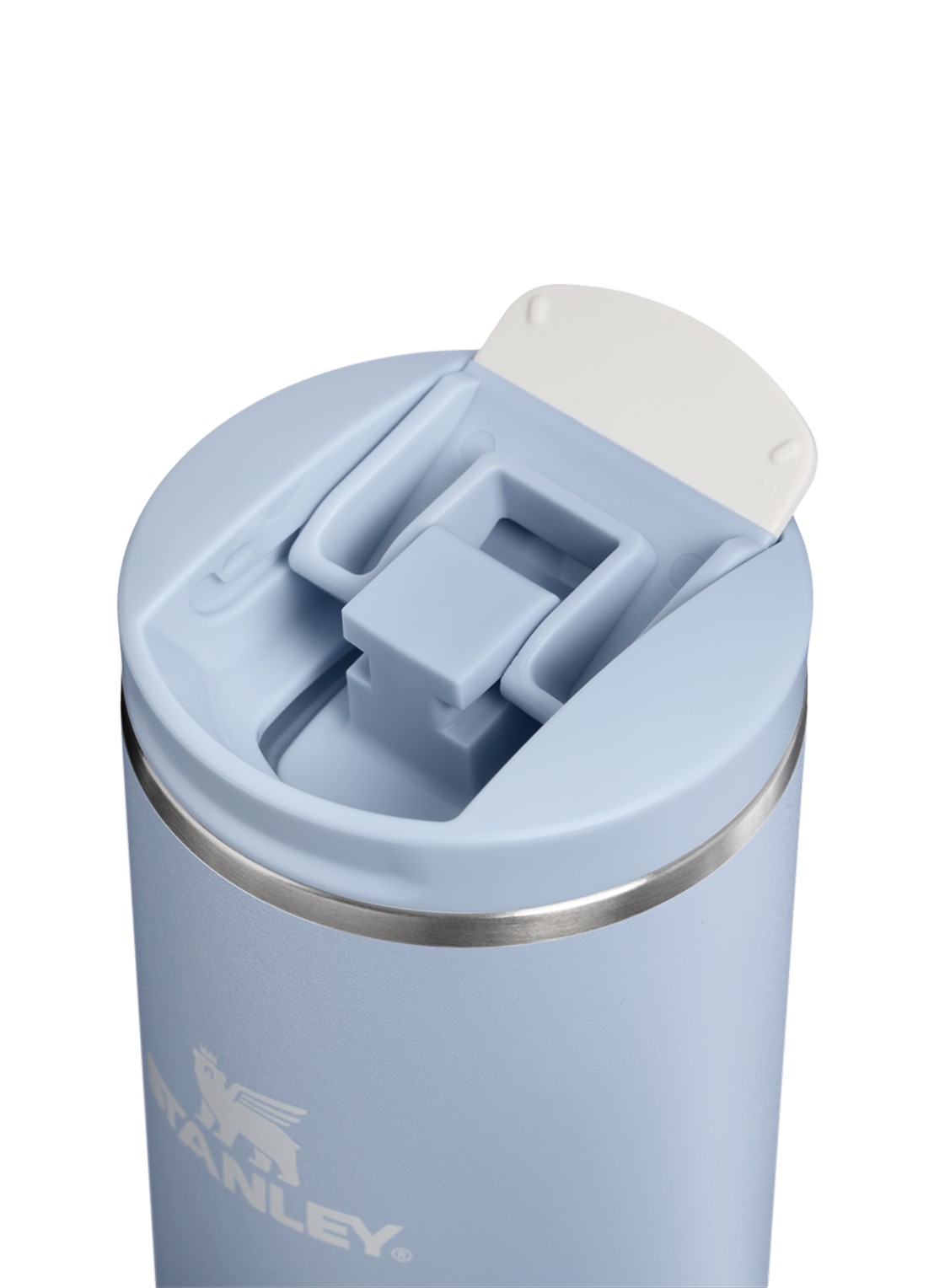 Stanley De Transit Fliptop thermosbeker 0,35 liter - detail blauw