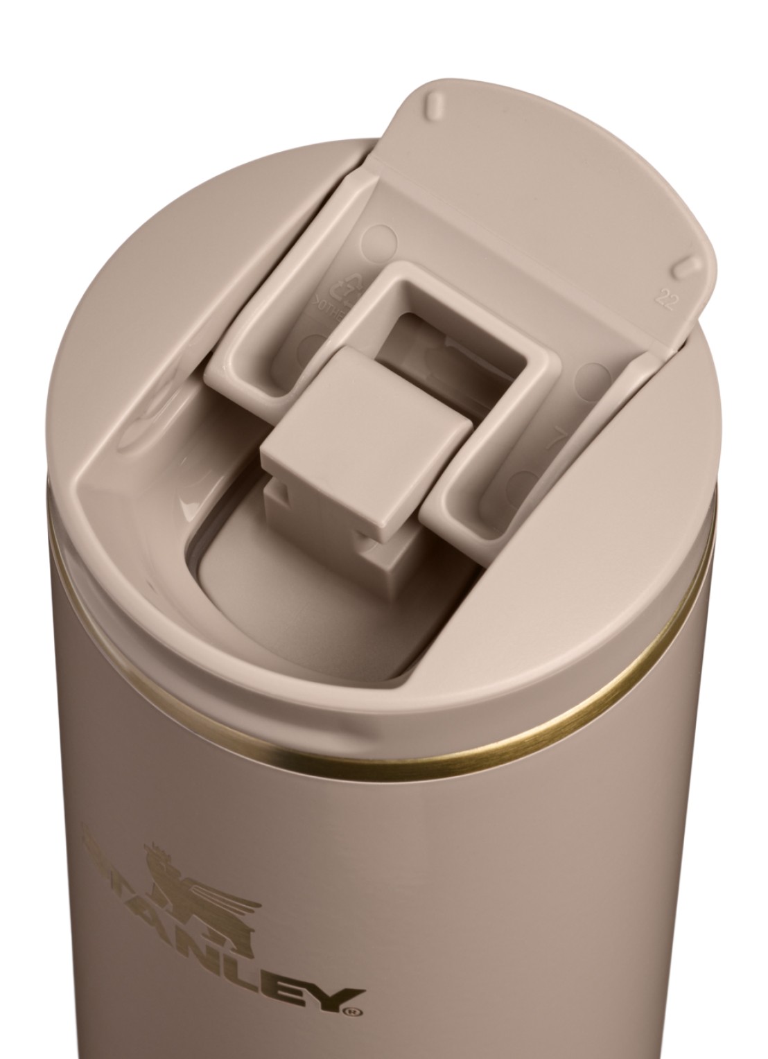 Stanley De Transit Fliptop thermosbeker 0,47 liter - detail zand