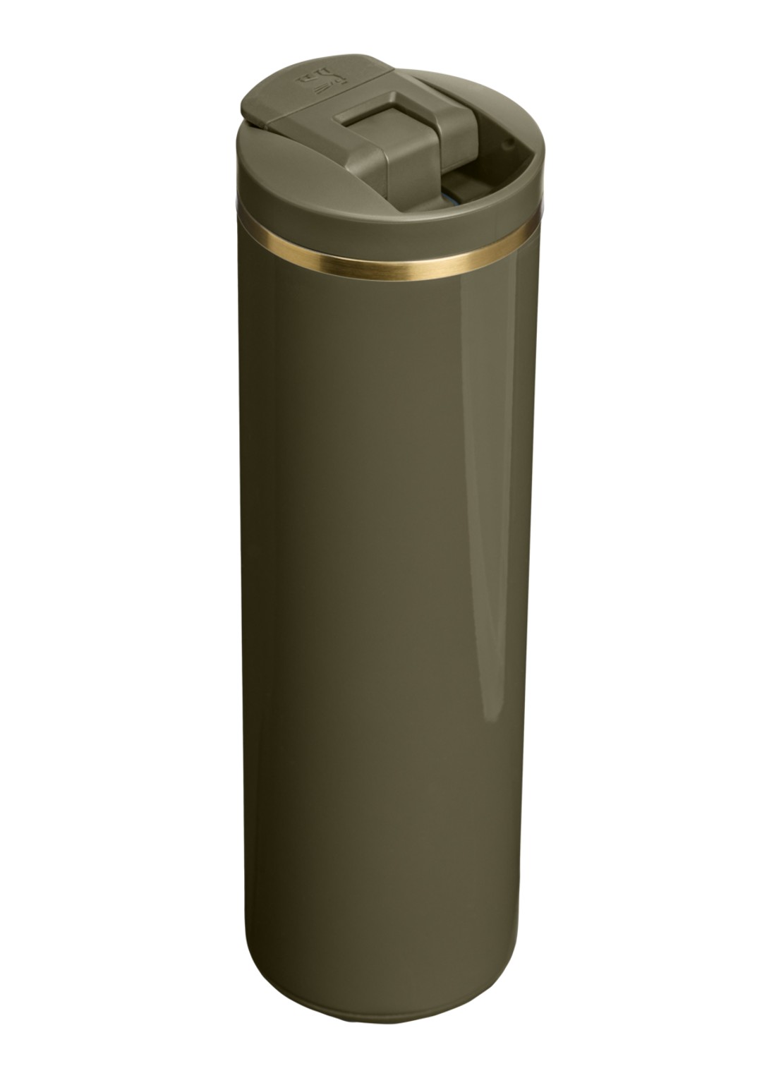 Stanley De Transit Fliptop thermosbeker 0,47 liter - achterkant 2 mosgroen