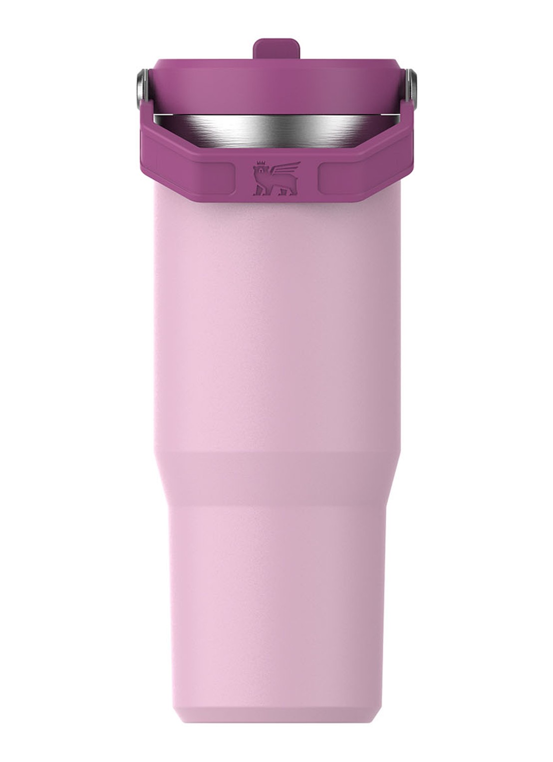Stanley Ice Flow Flip Straw dubbelwandige waterfles 0,89 liter - achterkant lichtroze