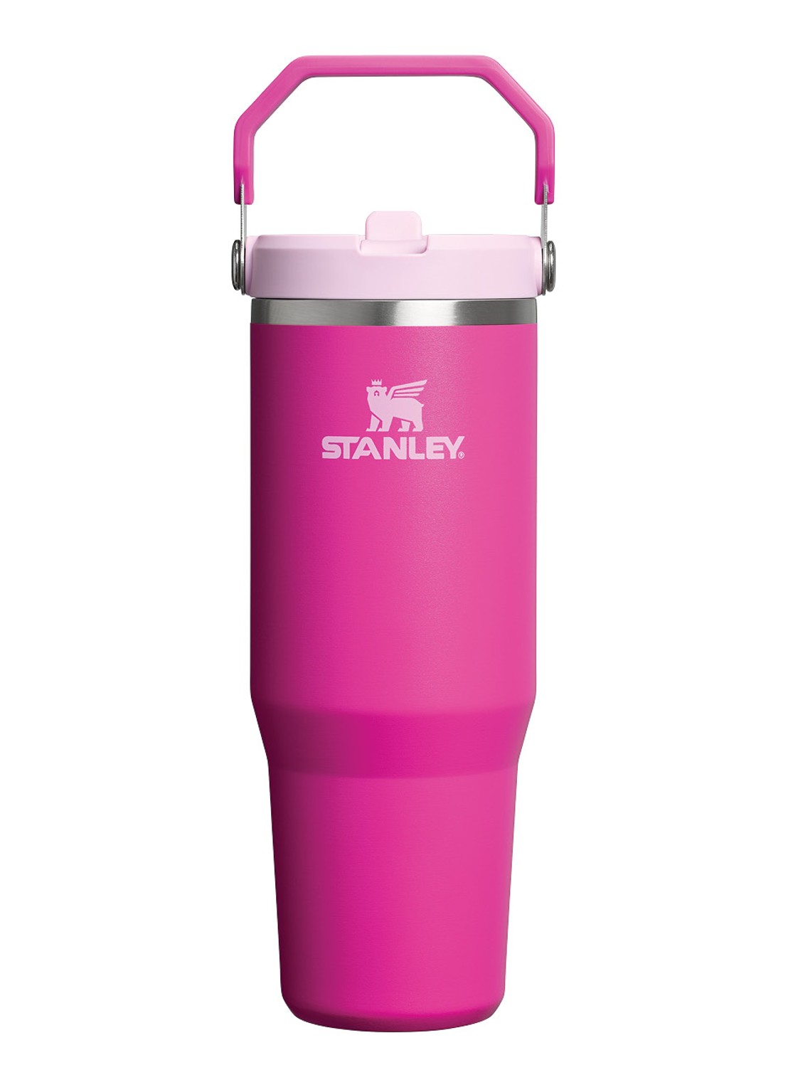 Stanley Ice Flow Flip Straw waterfles 0,89 liter - voorkant 2 fuchsia