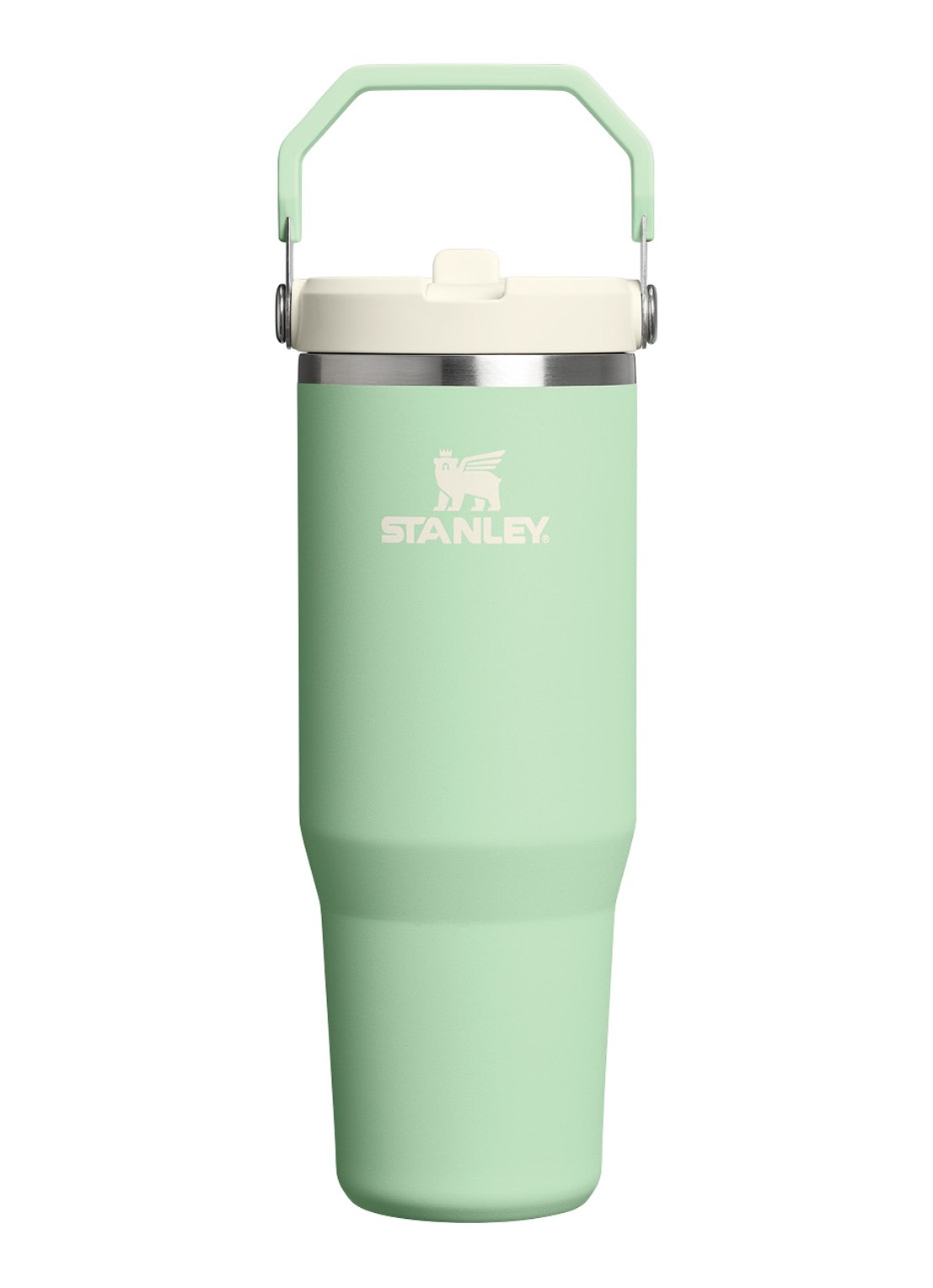 Stanley Ice Flow Flip Straw waterfles 0,89 liter - voorkant 2 lichtgroen