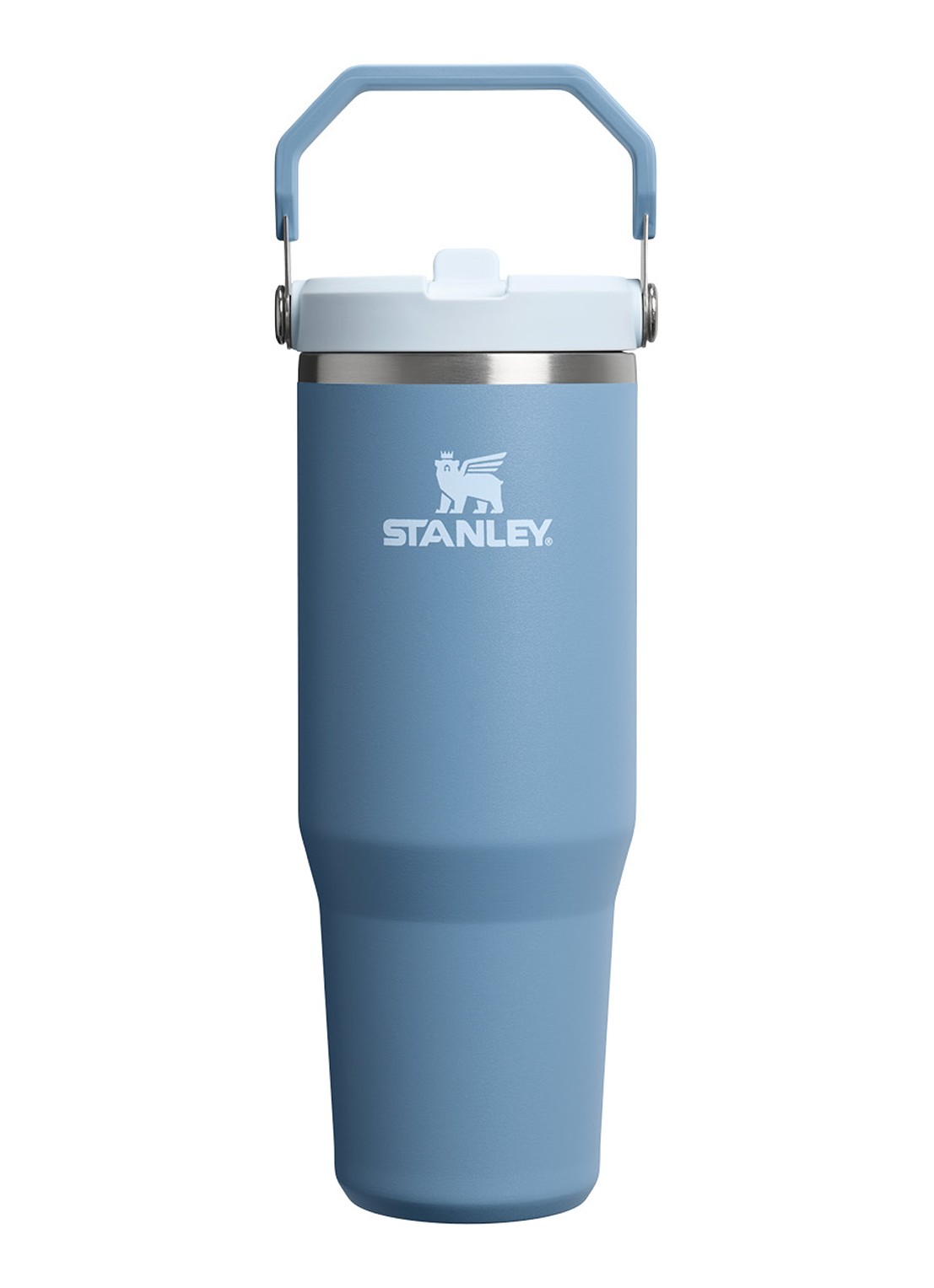 Stanley Ice Flow Flip Straw waterfles 0,89 liter - voorkant indigo