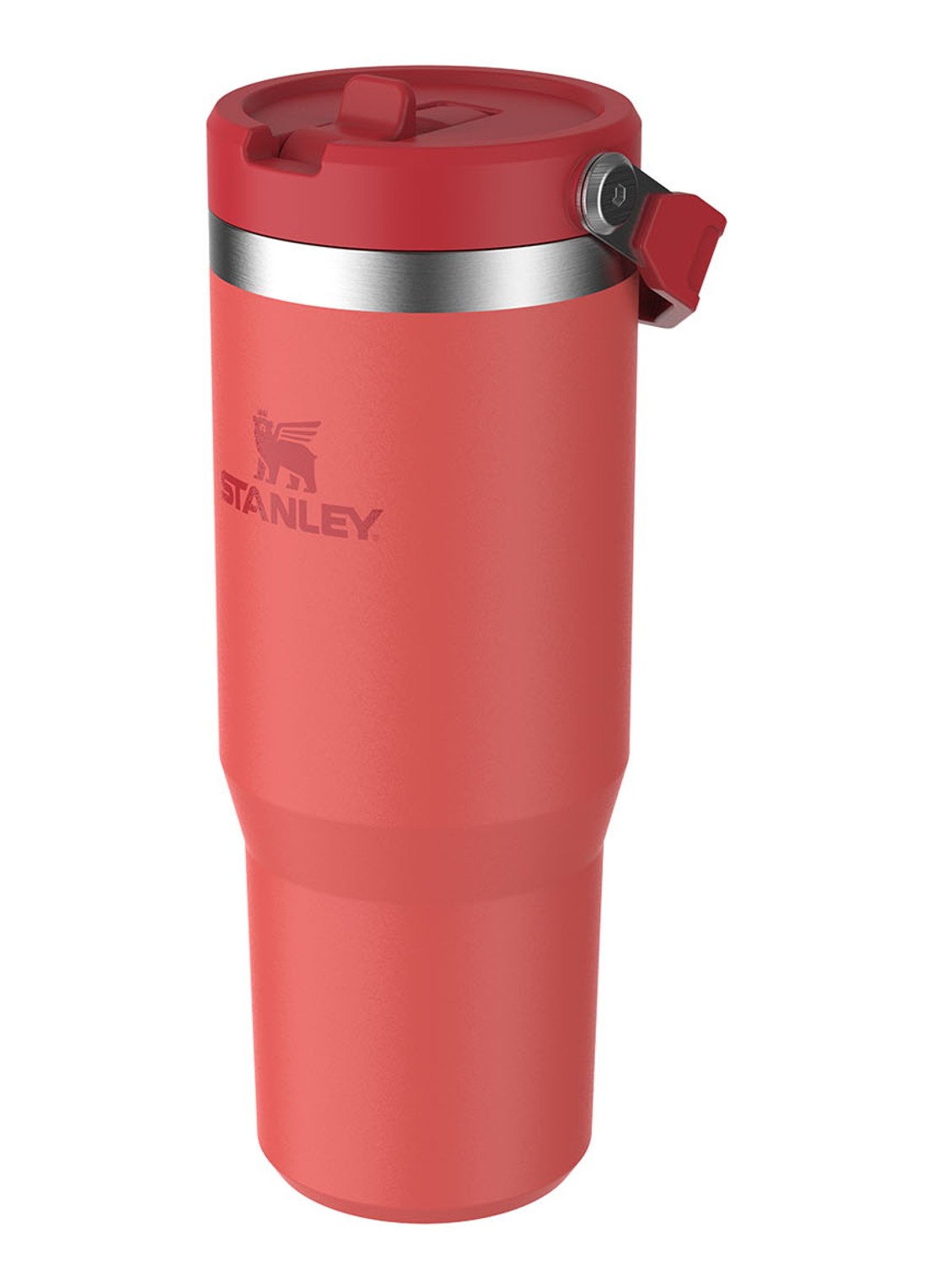 Stanley Ice Flow Flip Straw waterfles 89 cl  - voorkant 2 koraal