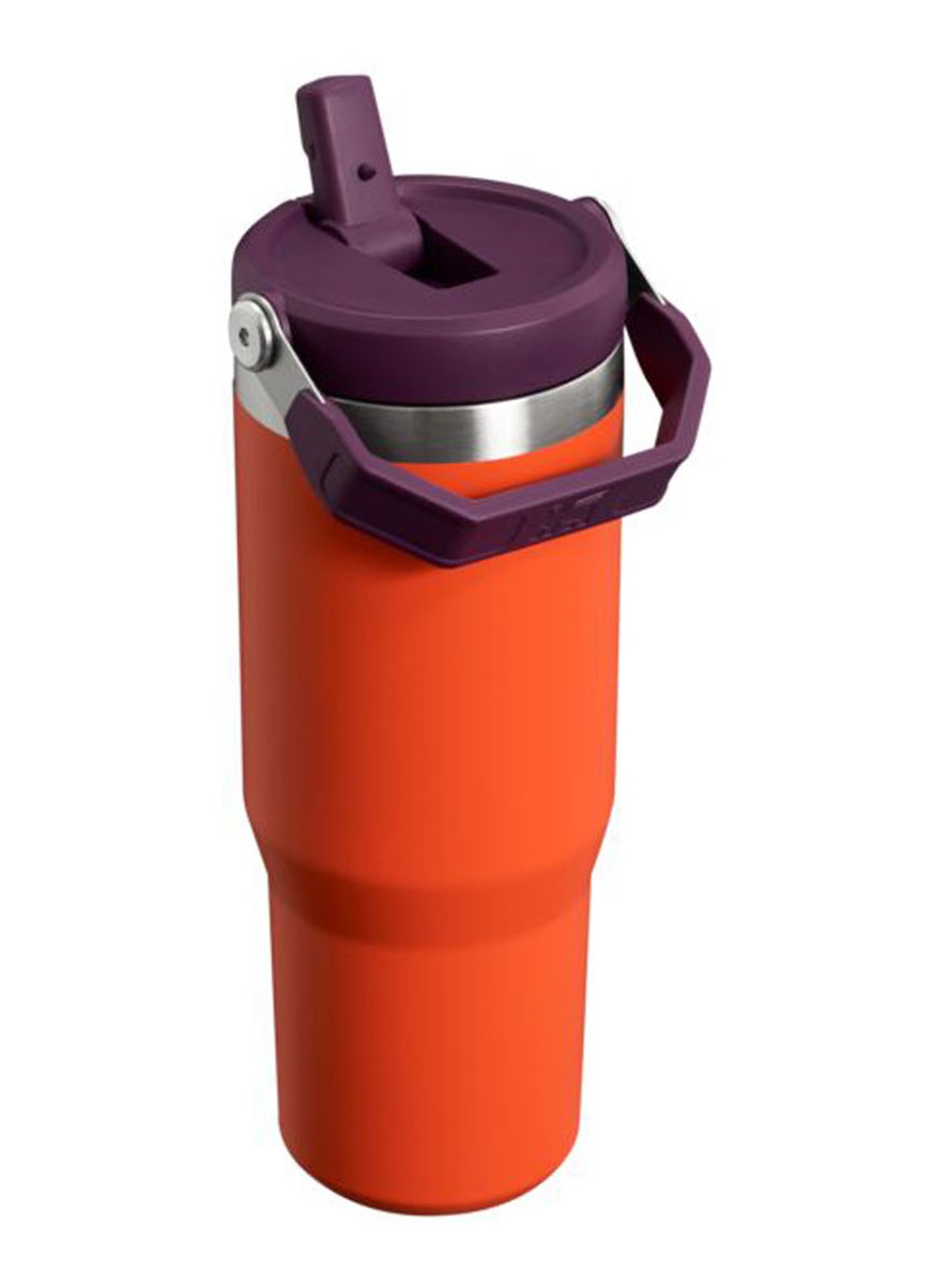 Stanley PMI The IceFlow™ Flip Straw Tumbler thermosfles 0,89 liter - voorkant 2 aubergine