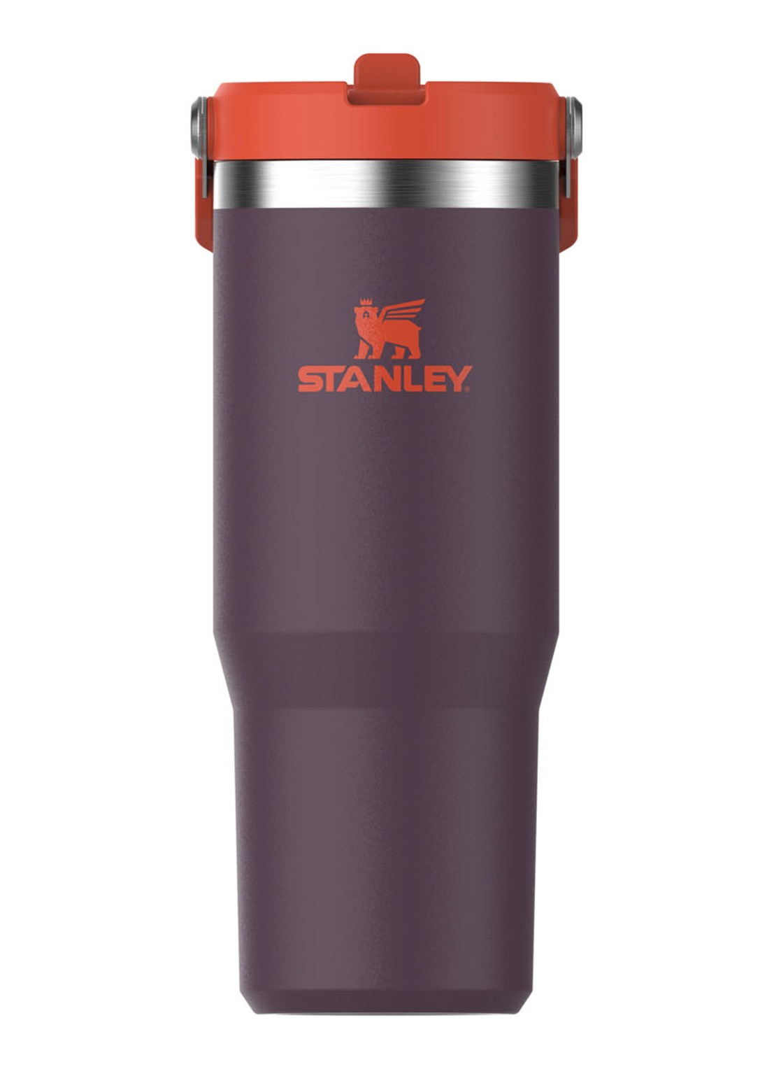 Stanley PMI The IceFlow™ Flip Straw Tumbler thermosfles 0,89 liter - voorkant paars