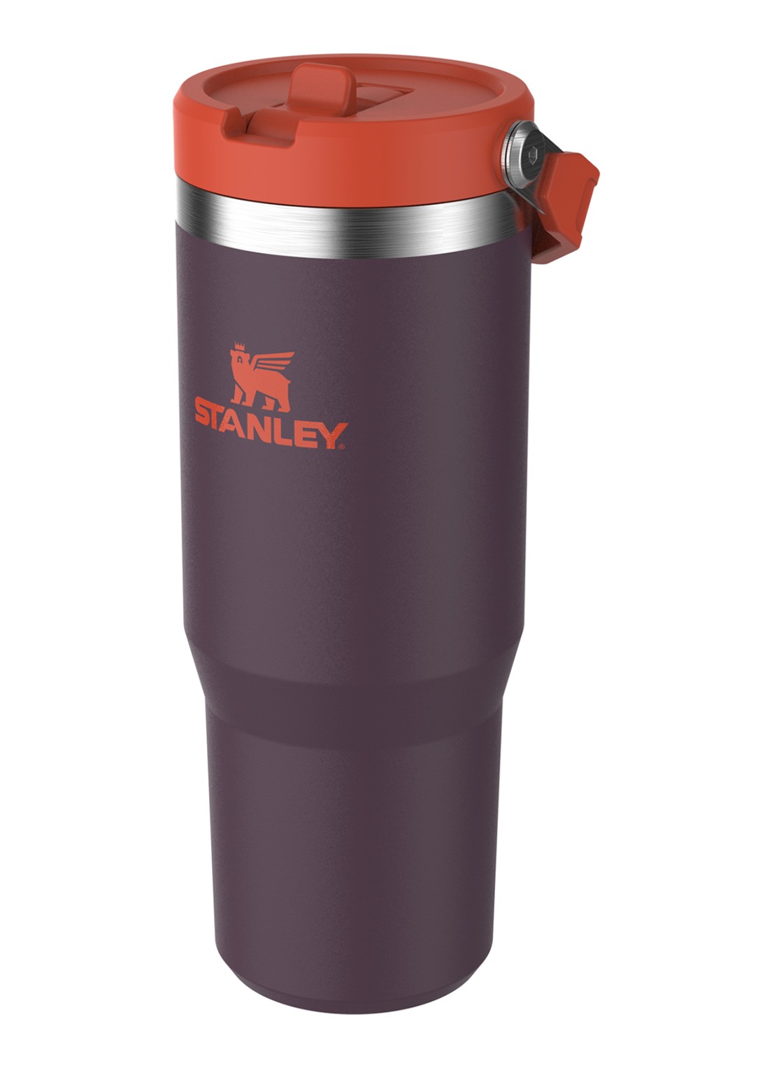 Stanley PMI The IceFlow™ Flip Straw Tumbler thermosfles 0,89 liter - voorkant 2 paars