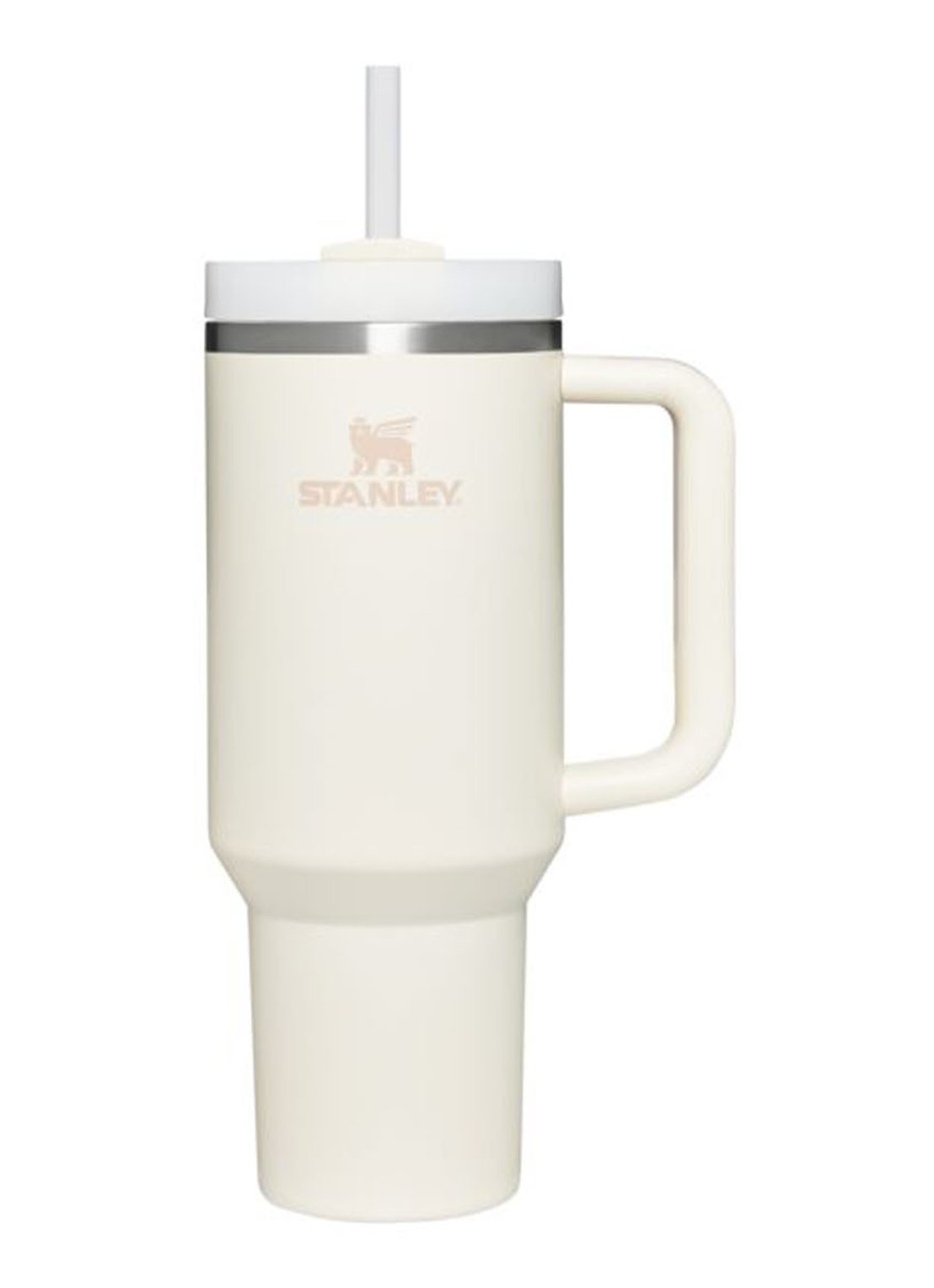 Stanley Quencher H2.0 Flowstate Tumbler thermosfles 1,2 liter  - voorkant ivoor