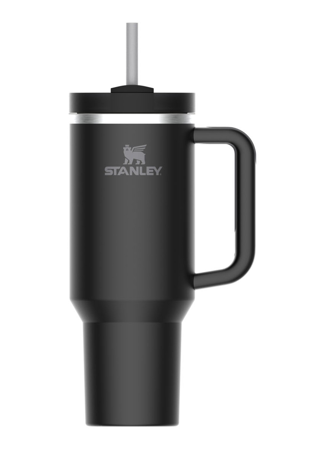 Stanley Quencher H2.0 Flowstate Tumbler thermosfles 1,2 liter  - voorkant zwart
