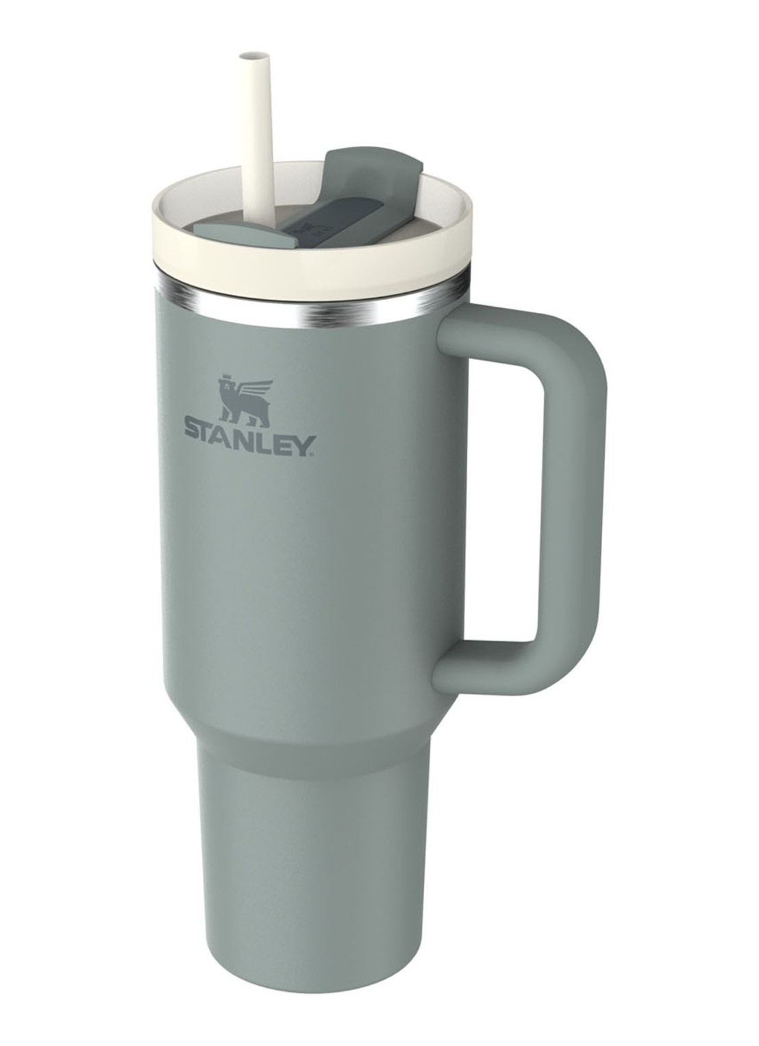 Stanley Quencher H2.0 Flowstate Tumbler thermosfles 1,2 liter  - detail 2 lindegroen
