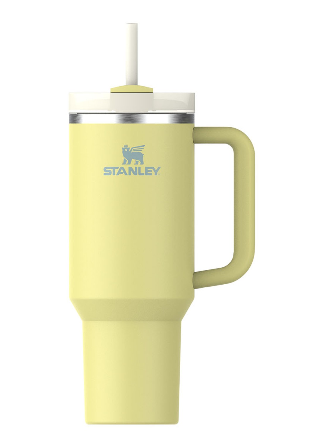 Stanley Quencher H2.0 Flowstate Tumbler thermosfles 1,2 liter  - voorkant lichtgeel