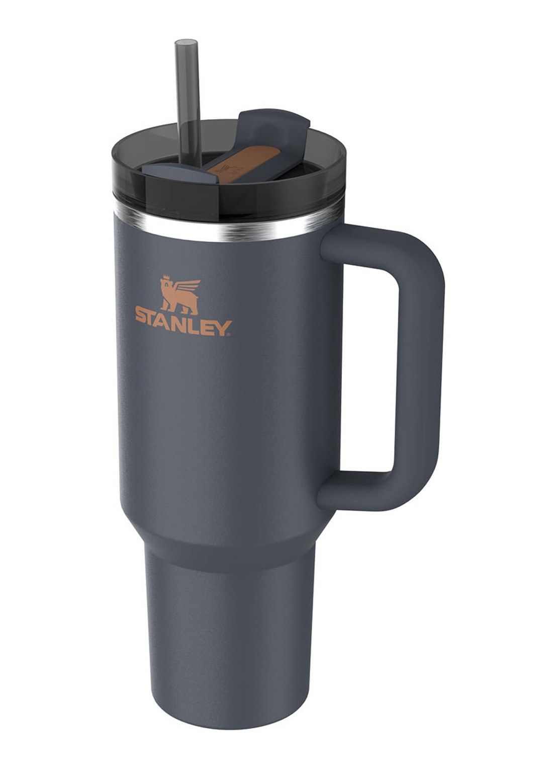 Stanley Quencher H2.0 Flowstate Tumbler thermosfles 1,2 liter  - detail 3 blauwgrijs