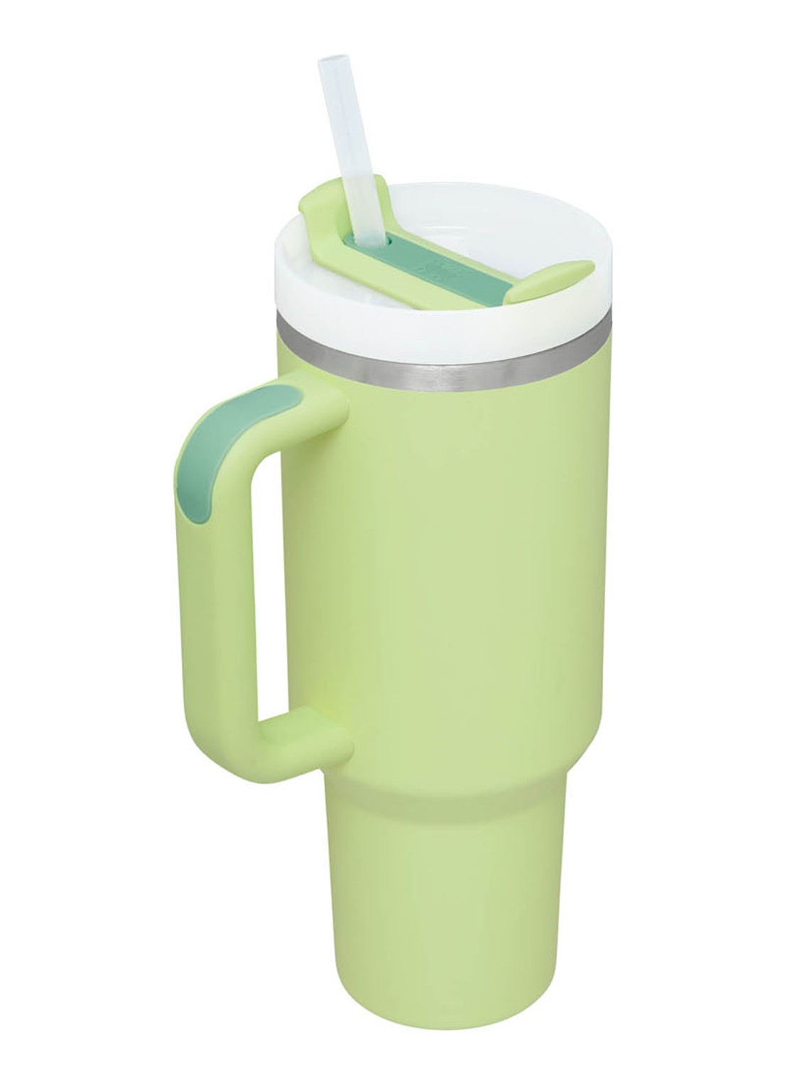 Stanley Quencher - H2.0 Flowstate™ thermosfles 1,18 liter - voorkant 2 citron - groen