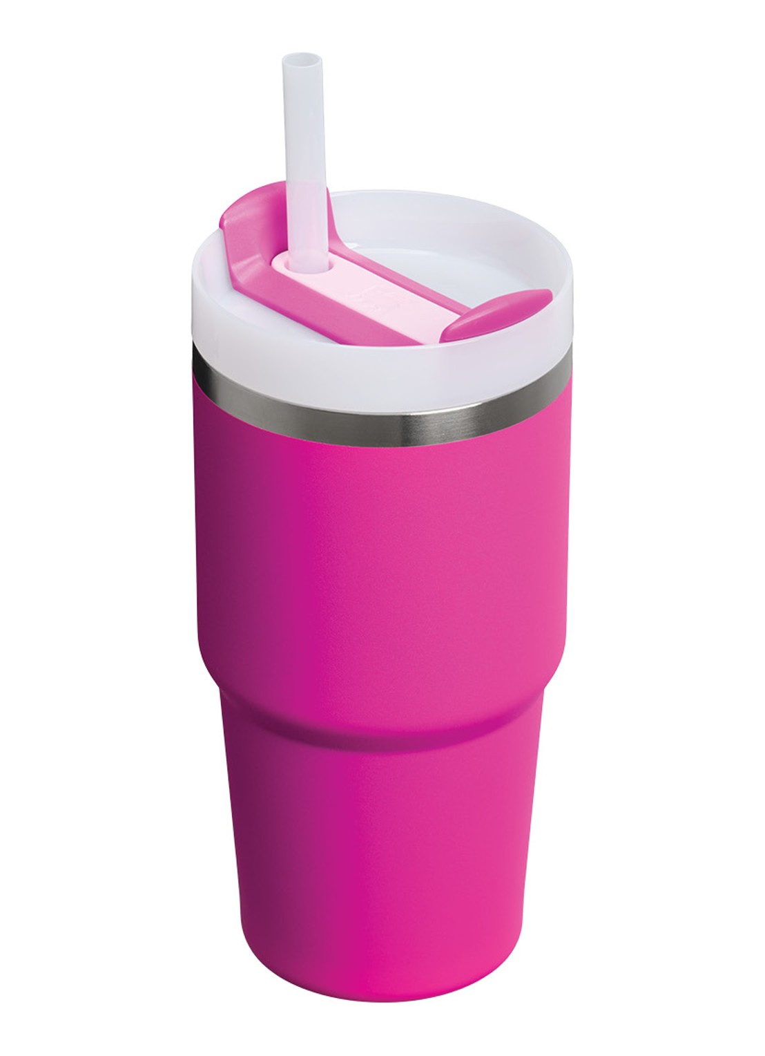 Stanley Quencher H2.O FlowState waterfles 0,6 liter - voorkant 2 fuchsia