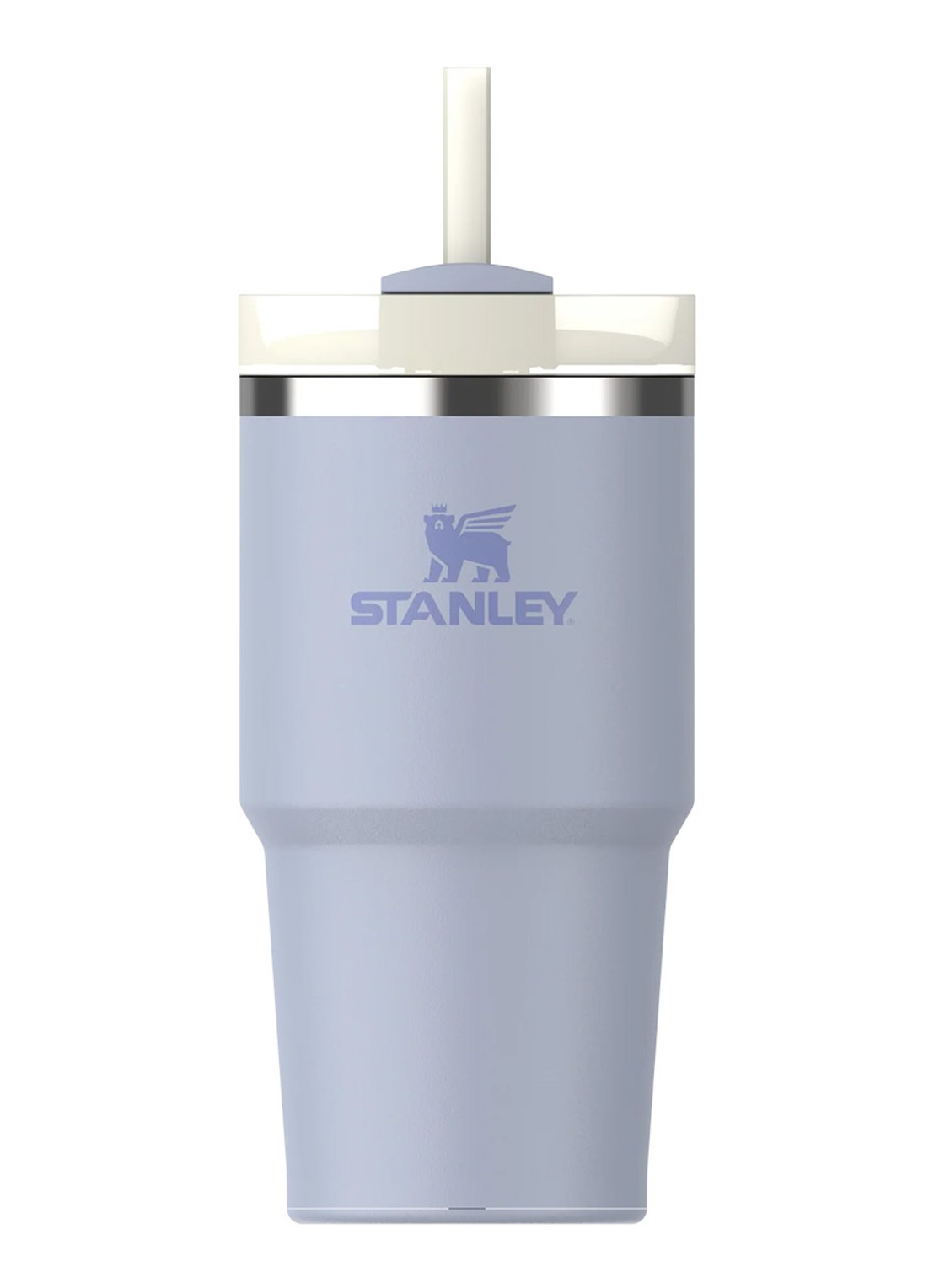 Stanley Quencher H2.O FlowState waterfles 0,6 liter - voorkant lichtblauw