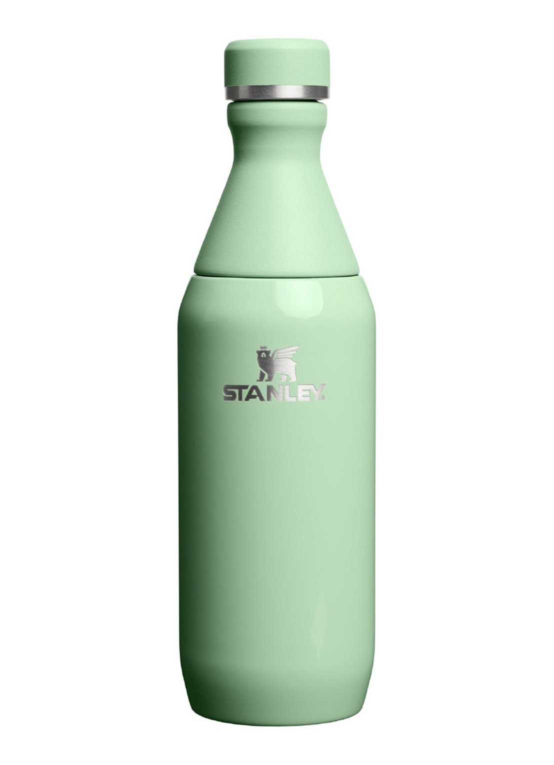 Stanley The All Day Slim thermosfles 0,35 liter - voorkant 3 lichtgroen