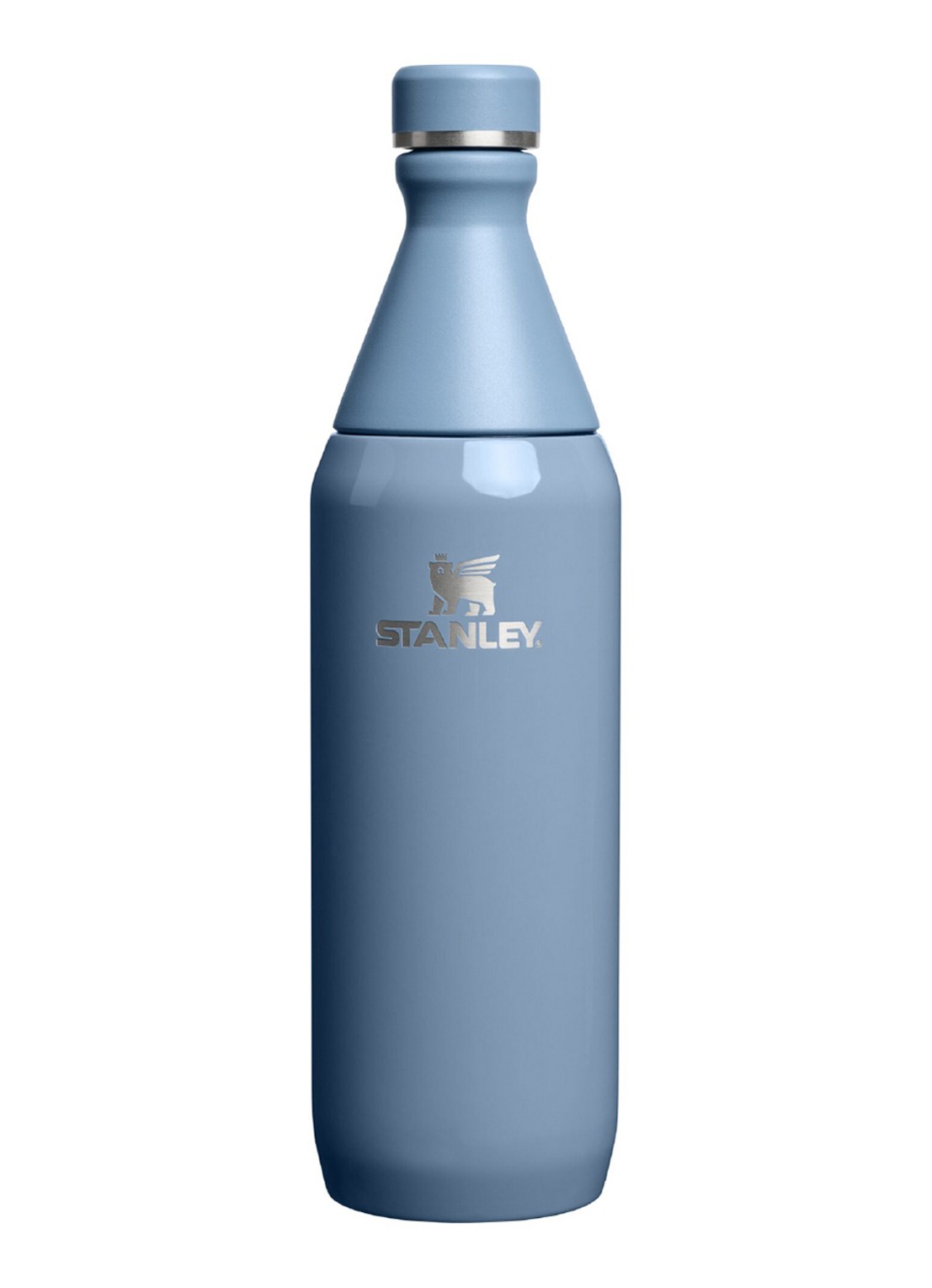 Stanley The All Day Slim waterfles 0,6 liter - voorkant indigo