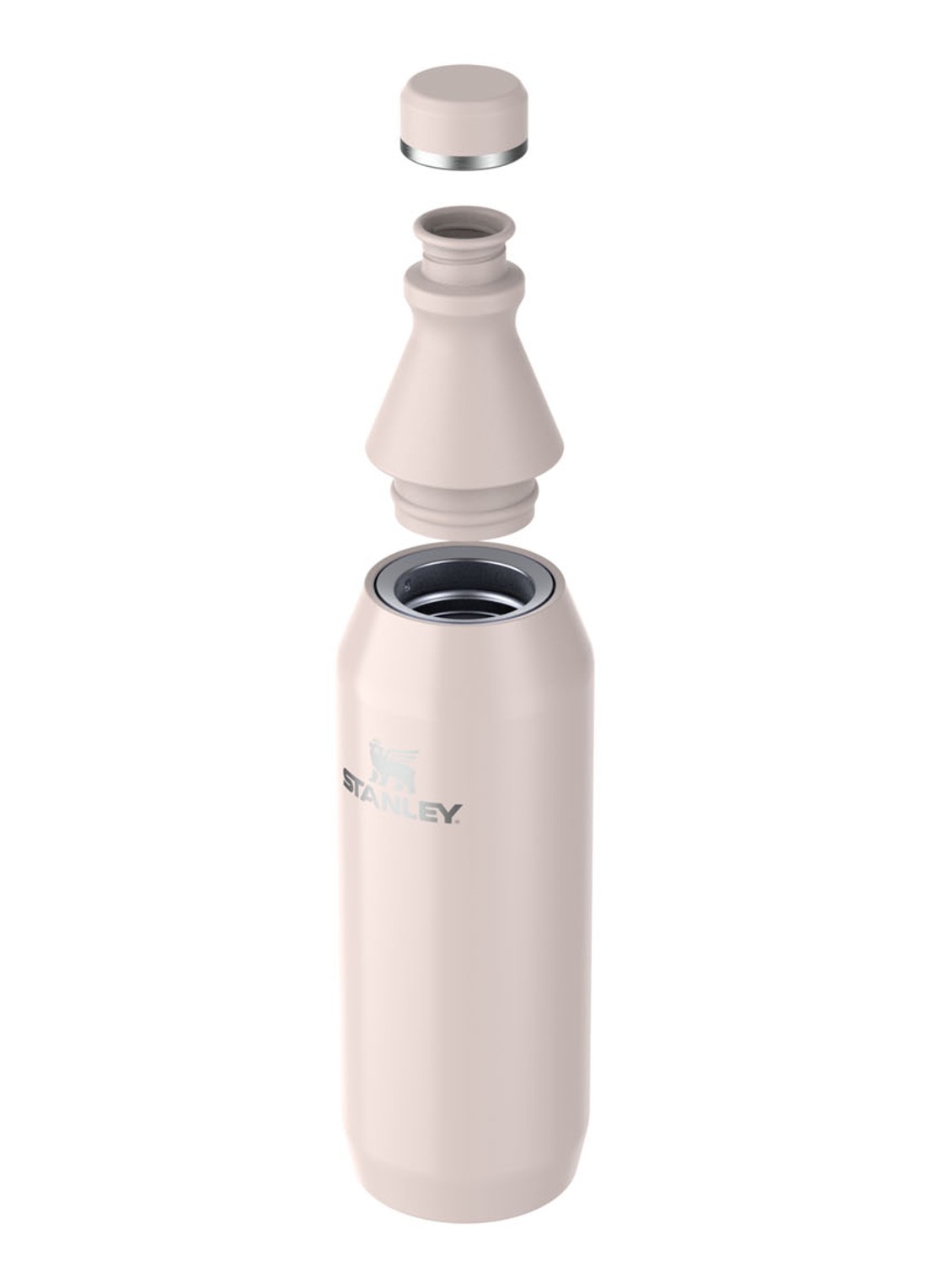 Stanley The All Day Slim waterfles 60 cl - voorkant 2 lichtroze