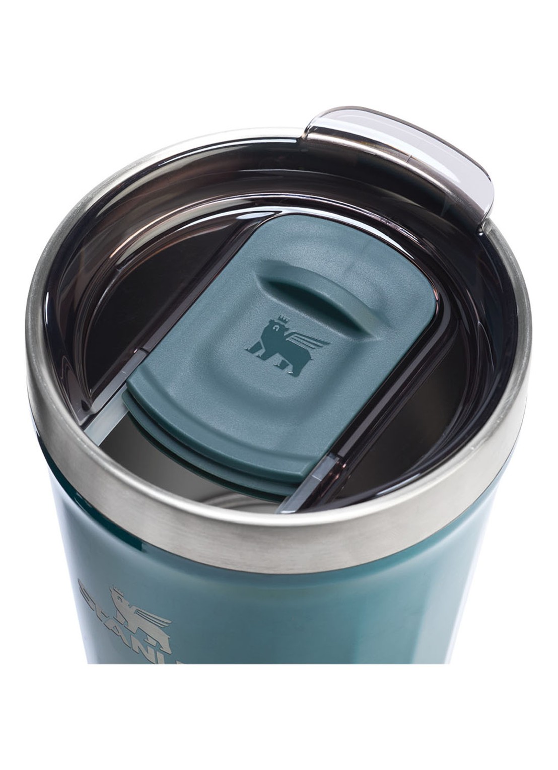 Stanley The Everyday Tumbler thermosbeker 47 cl - detail zeegroen